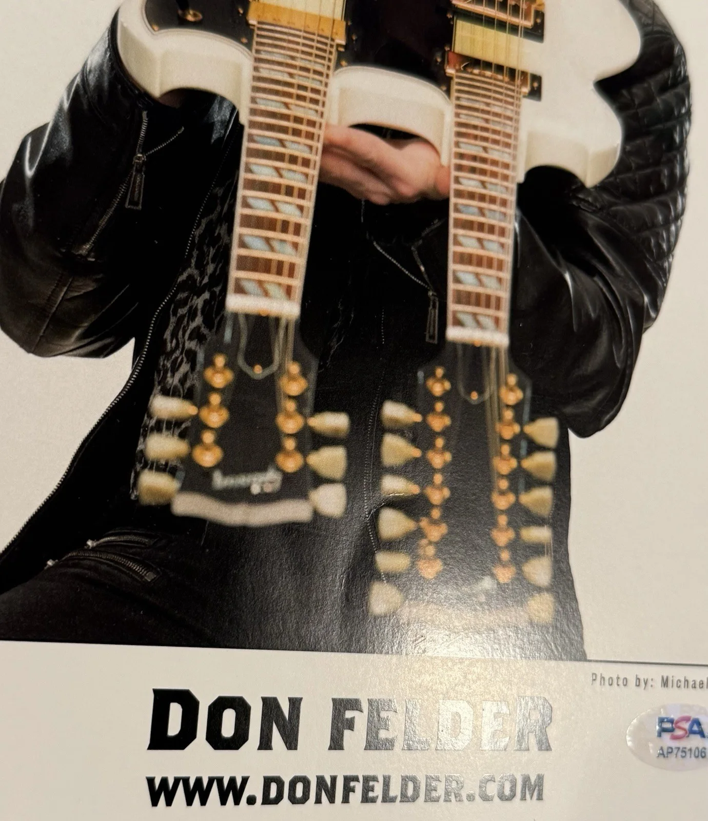 Don Felder Signed Promotional Photograph Eagles PSA Authentic Autograph, image 4