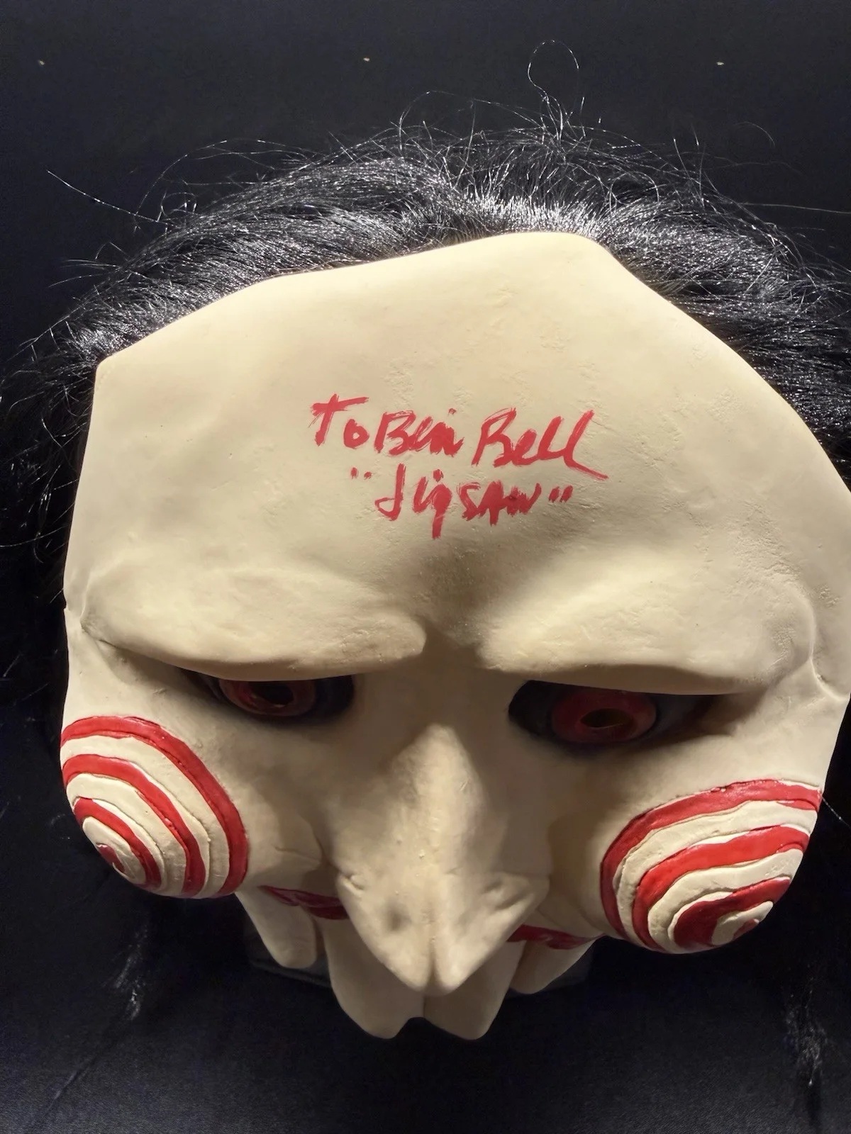 Tobin Bell — Tobin Bell Signed Billy Mask SAW Trick or Treat Studios “Jigsaw”, image 2
