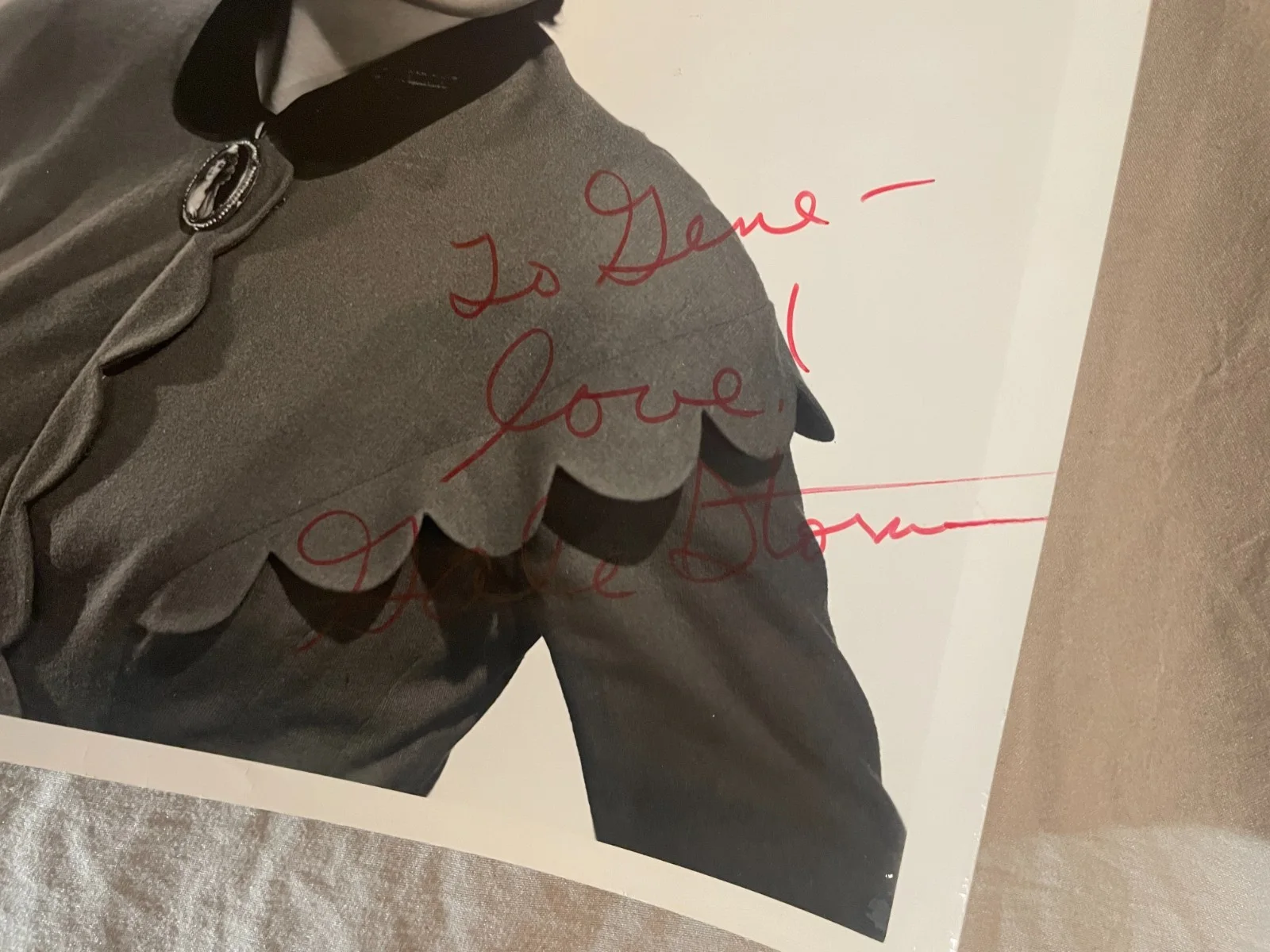 Gale Storm Signed Black & White Glossy 8" x 10" Photo Vintage, изображение 3