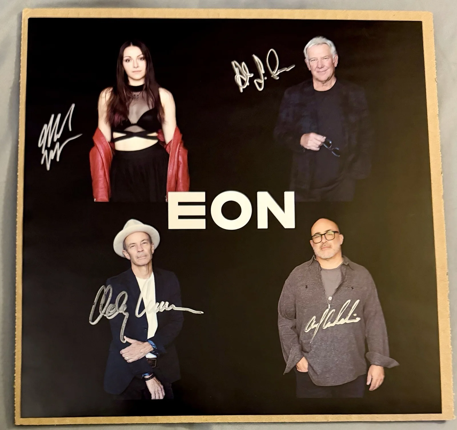 ENVY OF NONE SIGNED PRINT POSTER ALEX LIFESON RUSH EON AUTOGRAPH BY FULL BAND, изображение 2