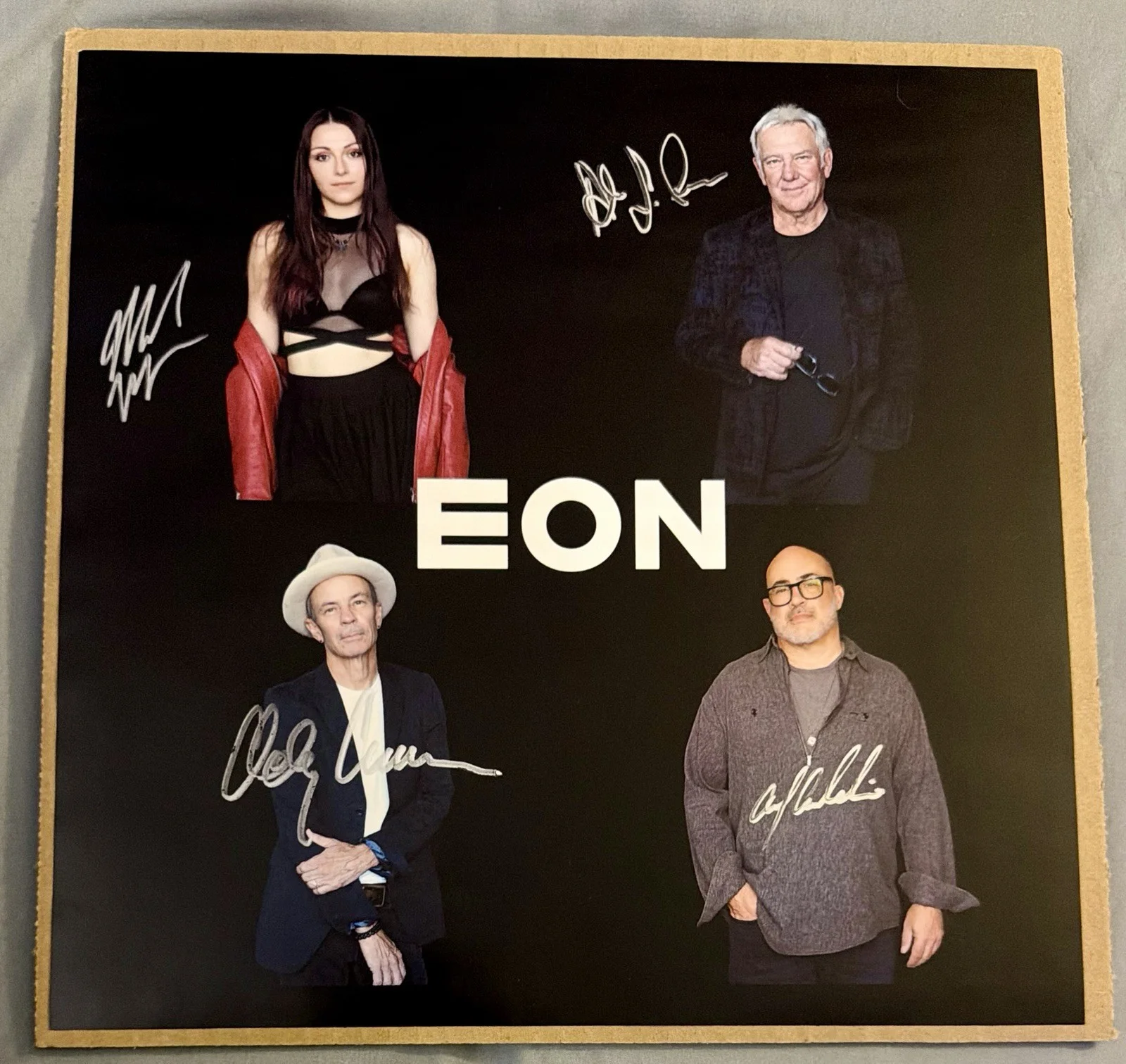 ENVY OF NONE SIGNED PRINT POSTER ALEX LIFESON RUSH EON AUTOGRAPH BY FULL BAND, изображение 3