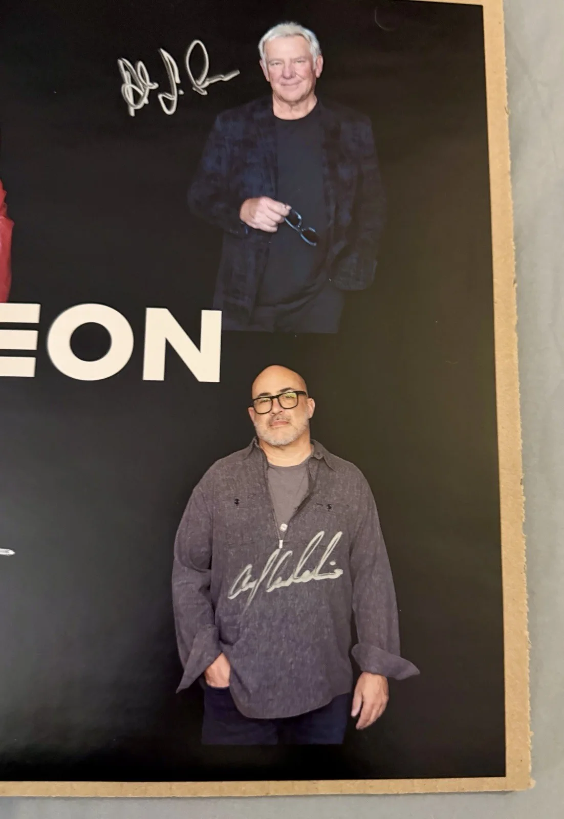 ENVY OF NONE SIGNED PRINT POSTER ALEX LIFESON RUSH EON AUTOGRAPH BY FULL BAND, изображение 5