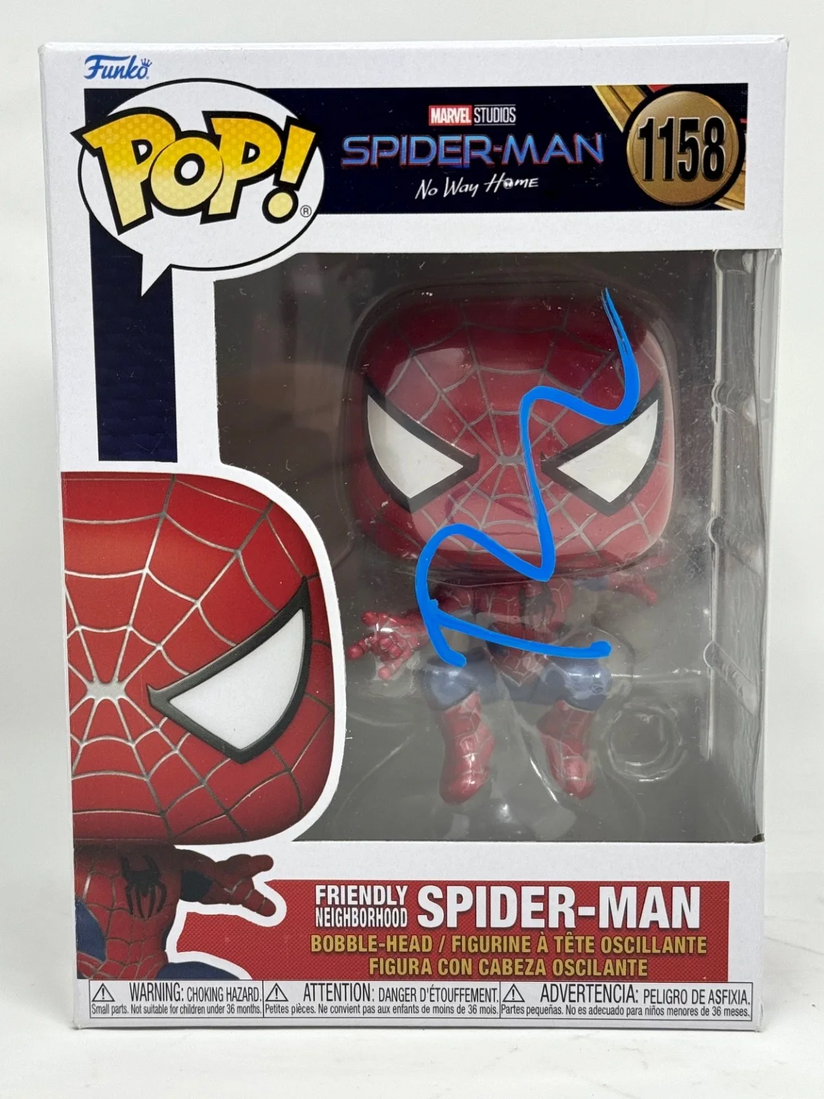 Tobey Maguire — Tobey Maguire Signed Friendly Neighborhood Spider-Man Funko Pop Autograph JSA, image 2