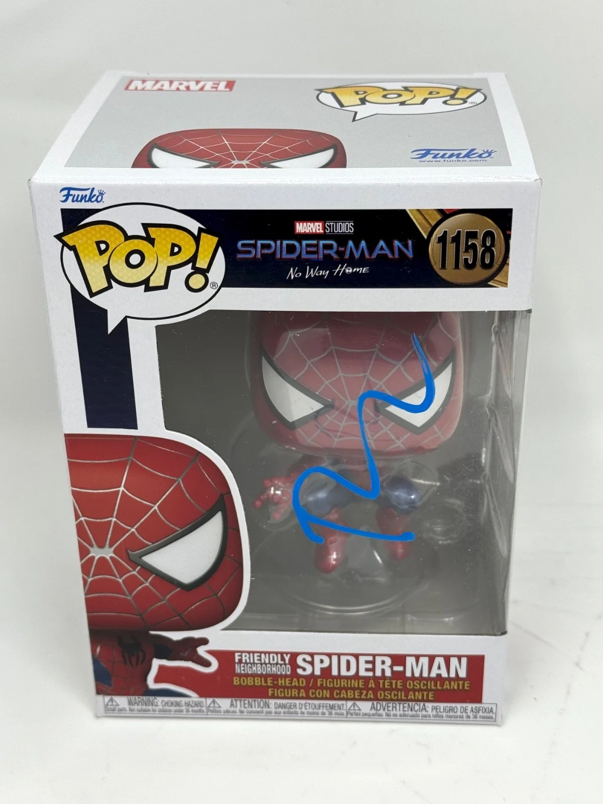 Tobey Maguire — Tobey Maguire Signed Friendly Neighborhood Spider-Man Funko Pop Autograph JSA, image 3