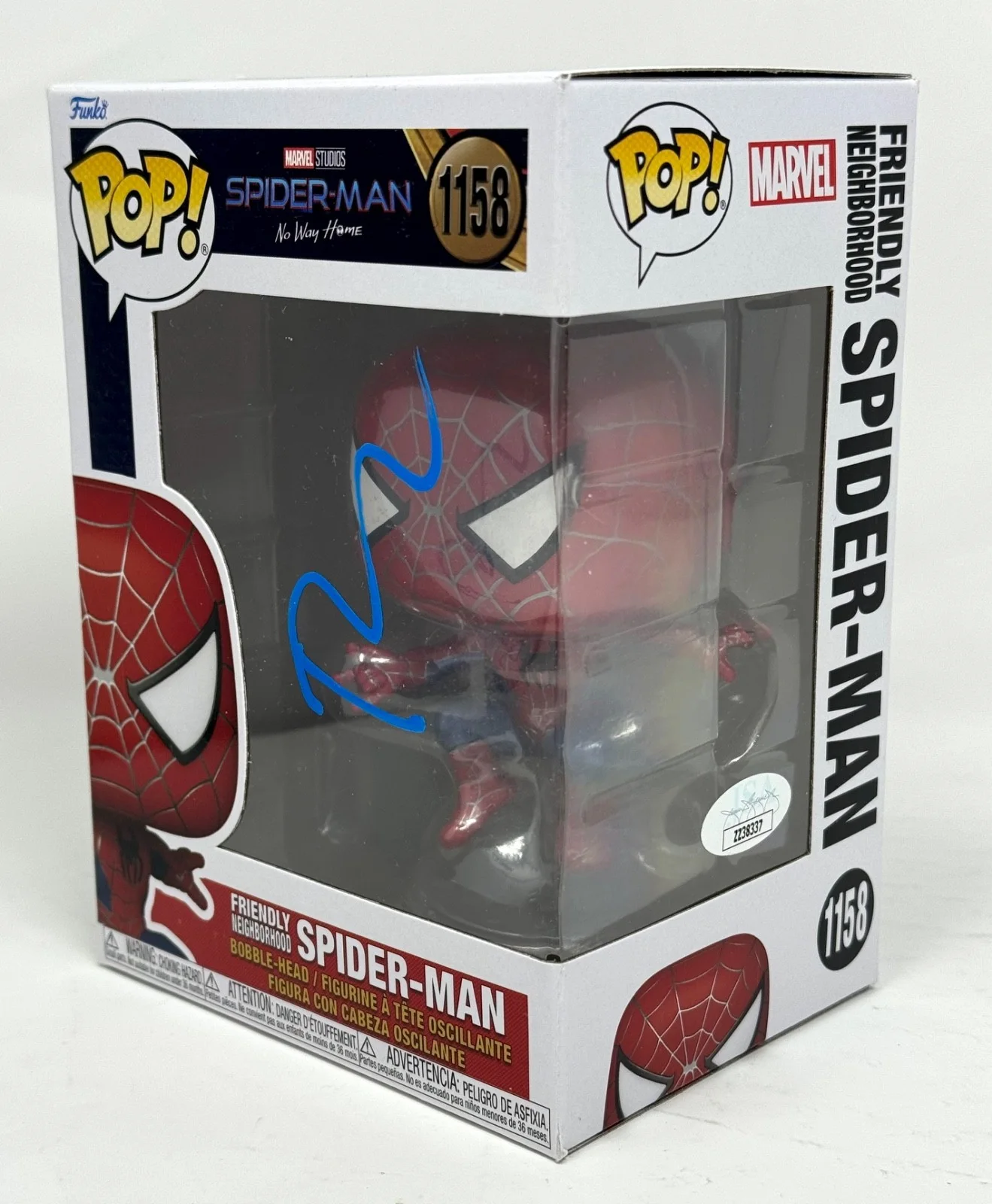 Tobey Maguire — Tobey Maguire Signed Friendly Neighborhood Spider-Man Funko Pop Autograph JSA, image 4
