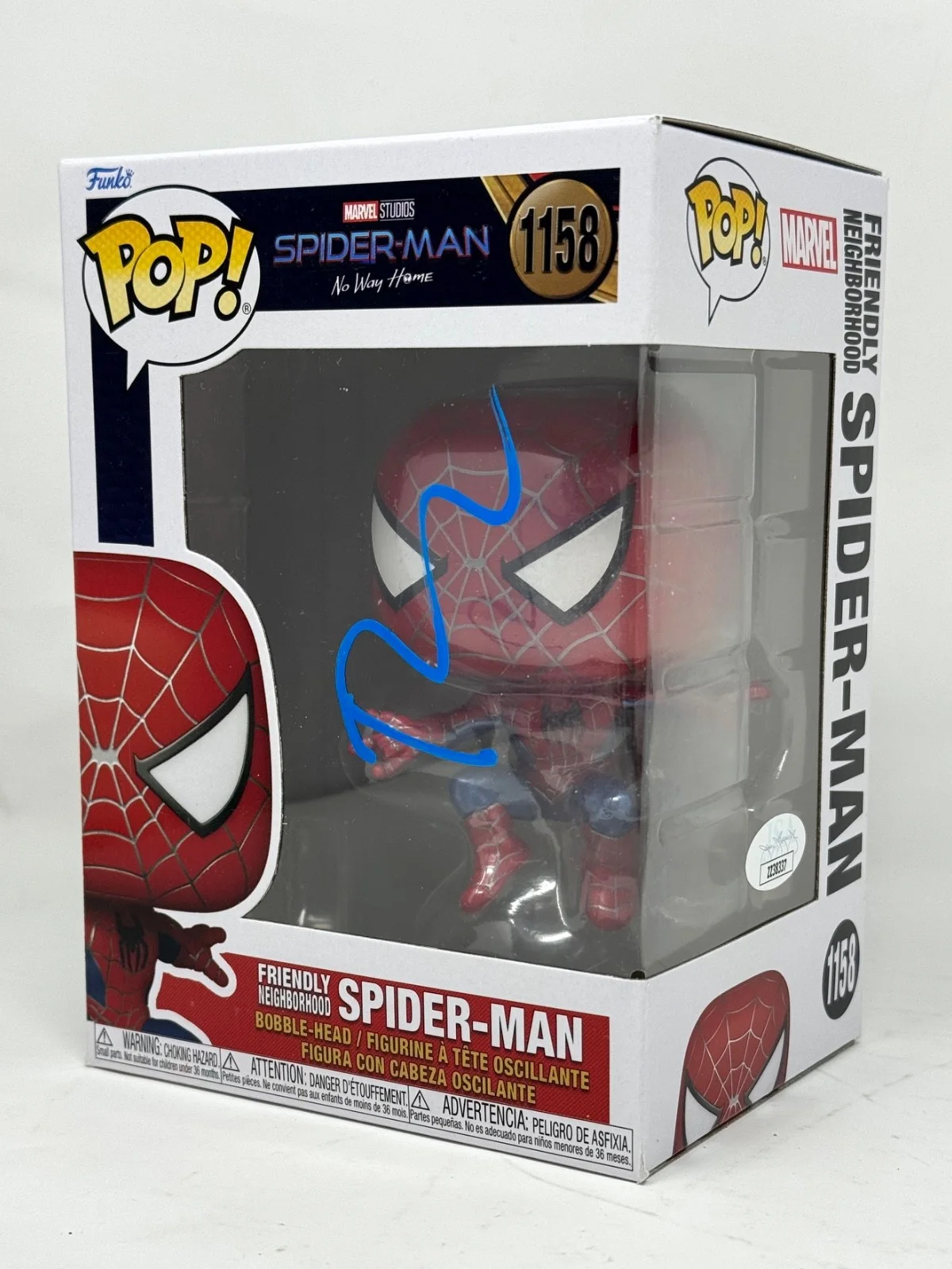 Tobey Maguire — Tobey Maguire Signed Friendly Neighborhood Spider-Man Funko Pop Autograph JSA, image 5