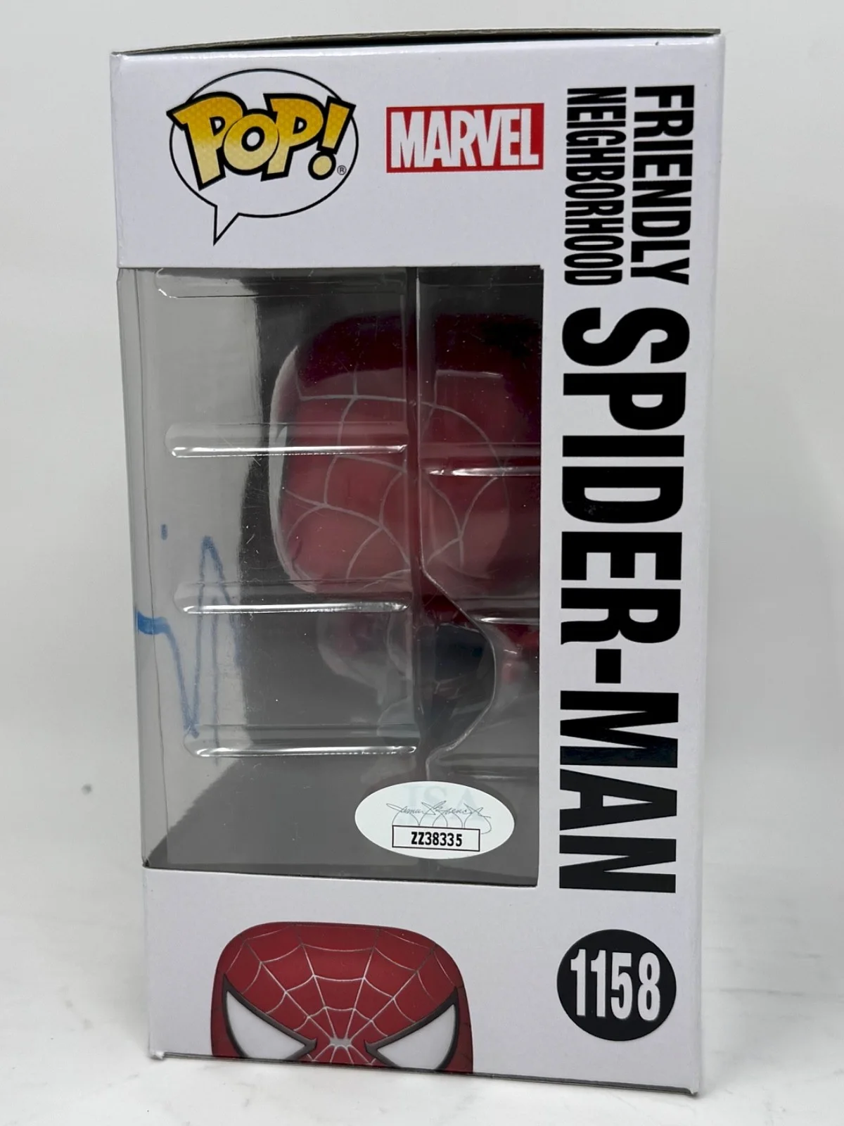 Tobey Maguire — Tobey Maguire Signed Friendly Neighborhood Spider-Man Funko Pop 1158 JSA COA, изображение 4