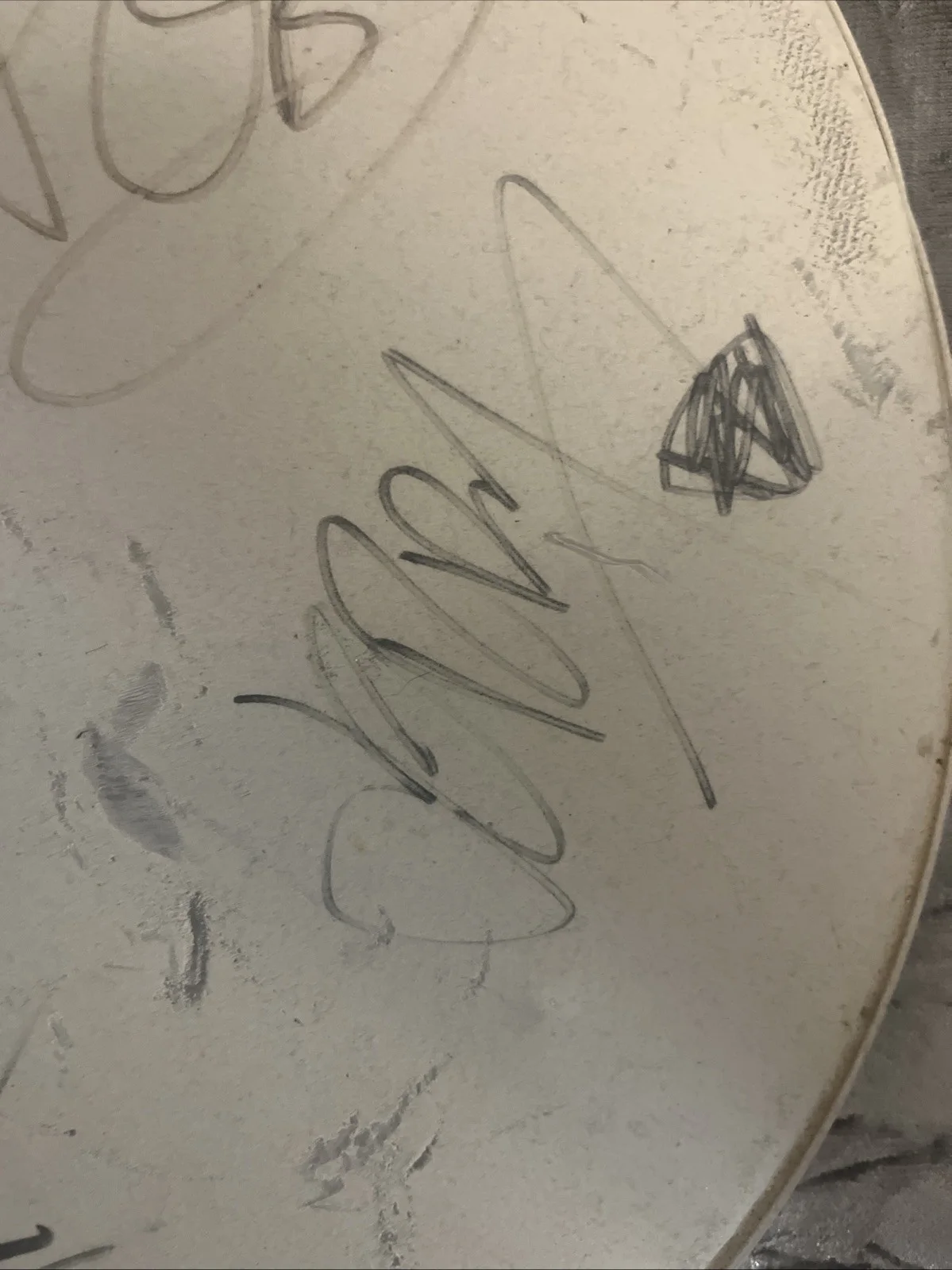 Papa Roach Fully Autographed Original Signed Drum Head - Stage Used Pre-2007 14", image 4