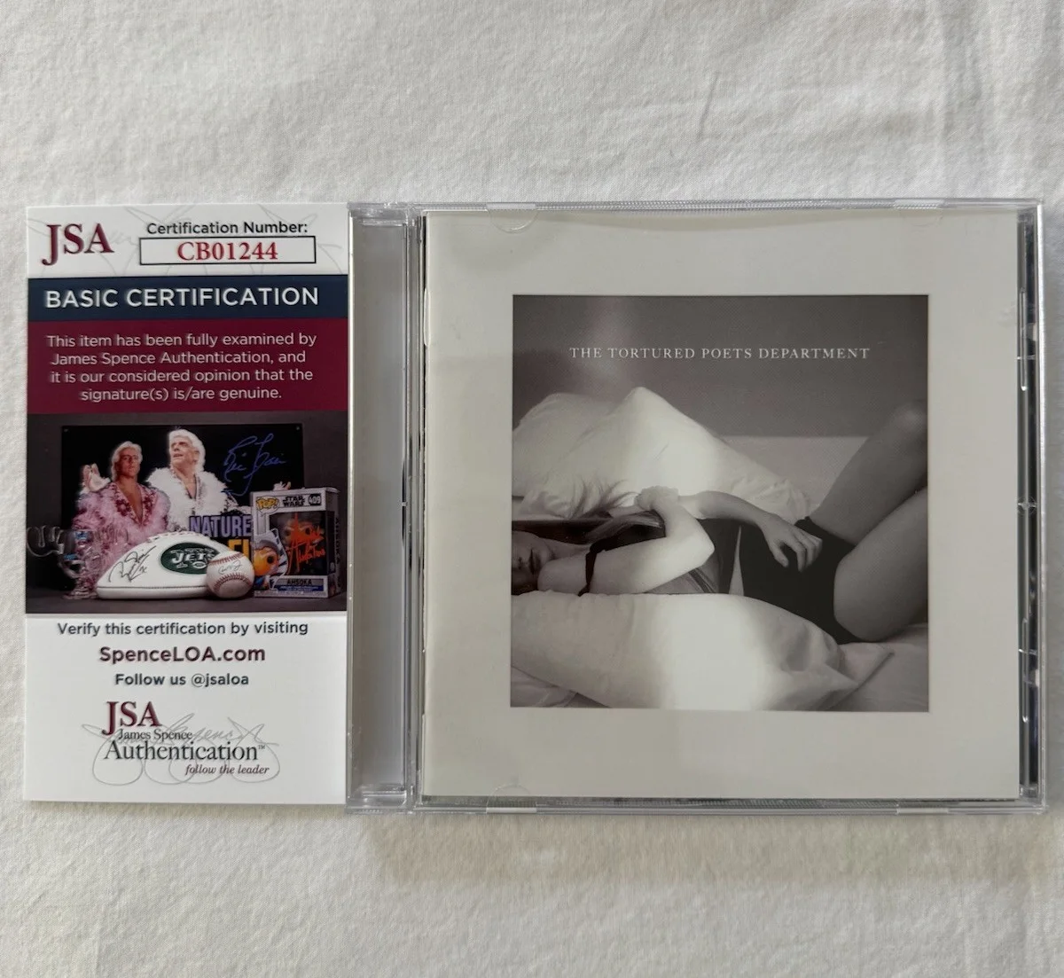 Taylor Alison Swift Authentic Rare Signed Autographed CD Album JSA COA, изображение 5
