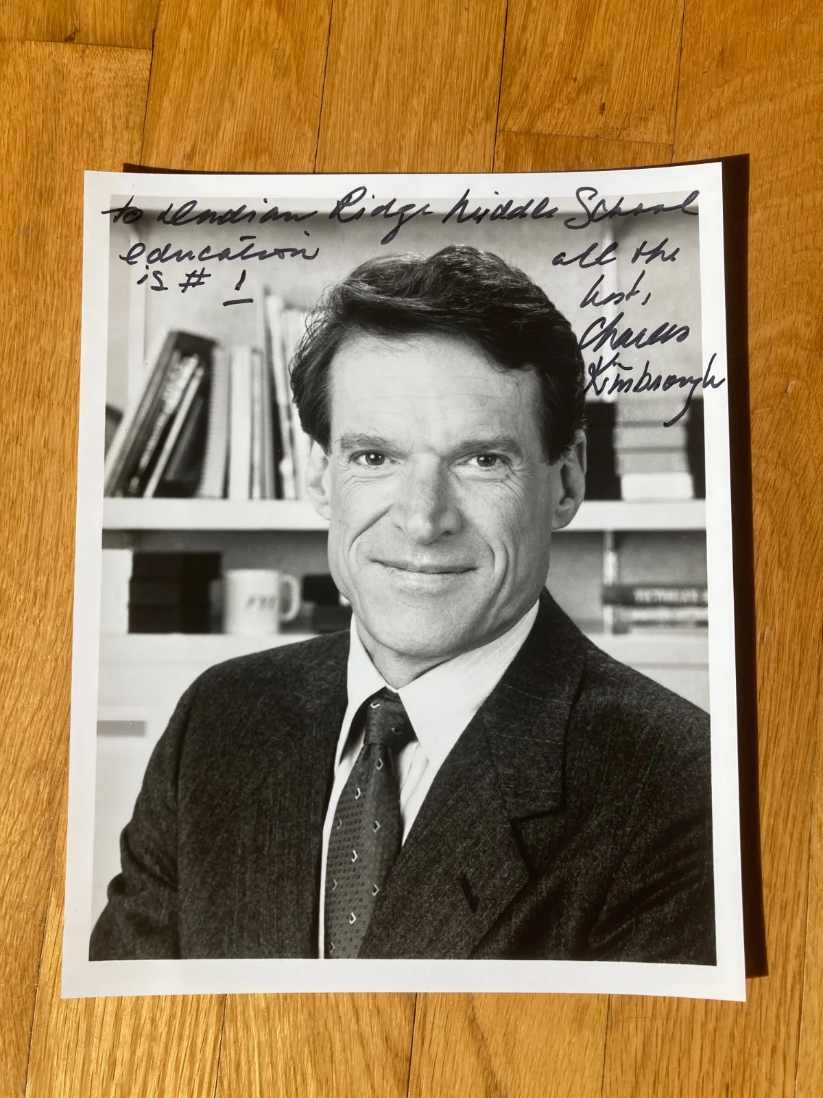 Charles Kimbrough — Charles Kimbrough Signed Autographed Photo Murphy Brown Hunchback of Notre Dame