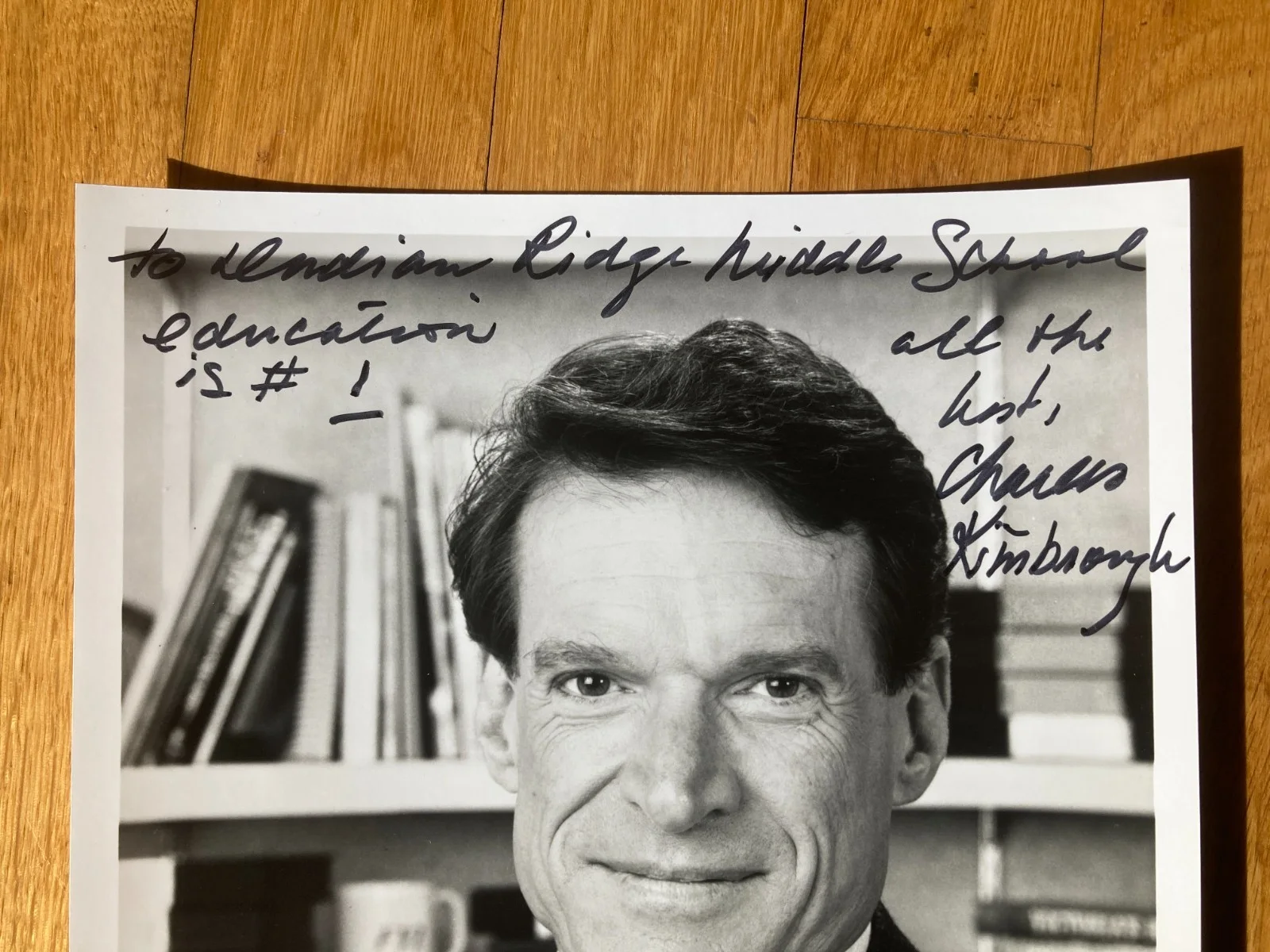 Charles Kimbrough — Charles Kimbrough Signed Autographed Photo Murphy Brown Hunchback of Notre Dame, image 2