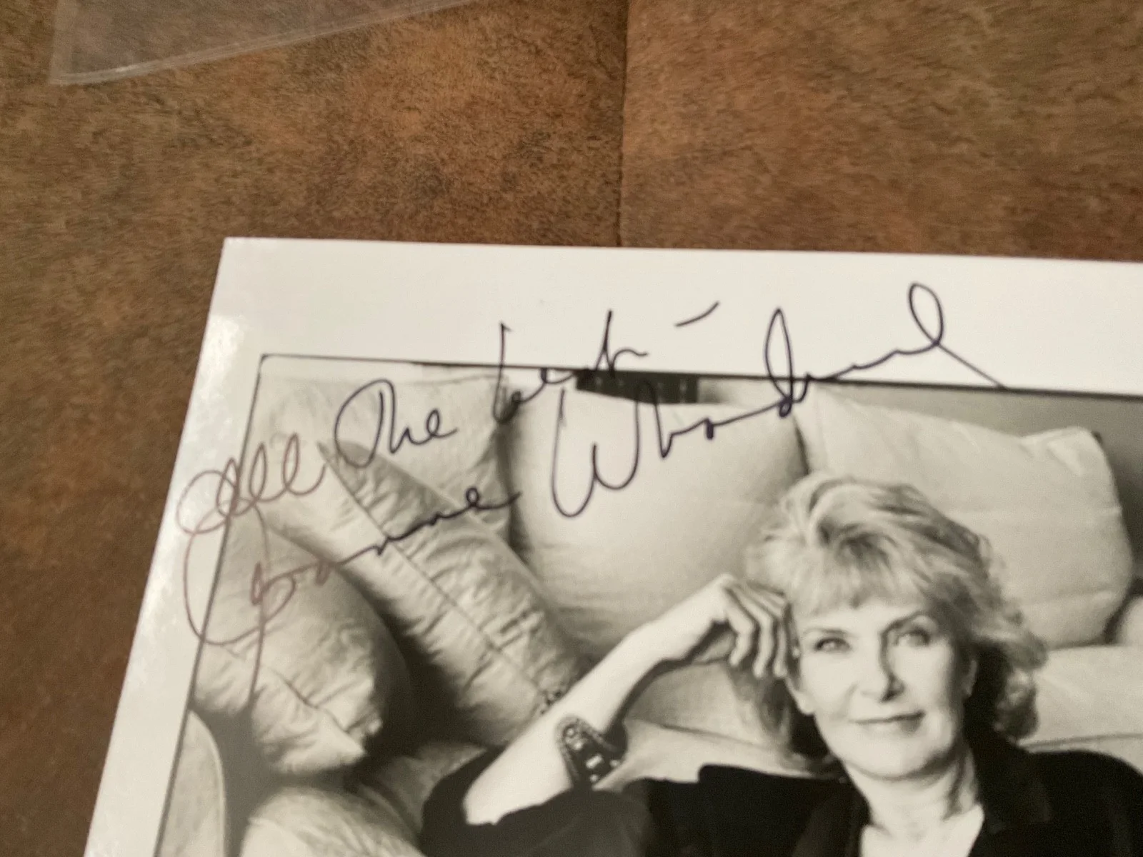 DECEASED JOANNE WOODWARD SIGNED 8x10 PSA AP93215, image 2