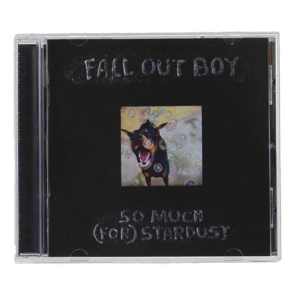 FALL OUT BOY SO MUCH FOR STARDUST AUTOGRAPHED BAND SIGNED CD COVER JSA COA, image 3