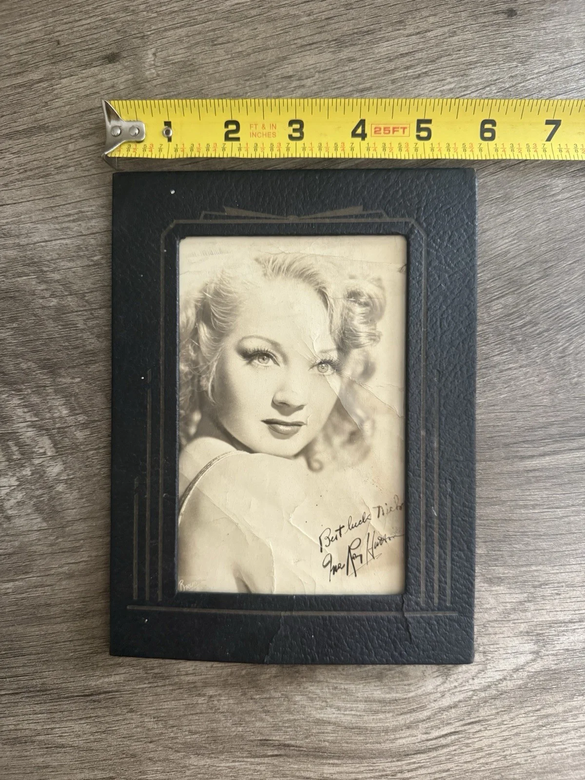 Autographed Photo of Ina Ray Hutton - 1930s-1940s American Singer, Bandleader, изображение 3