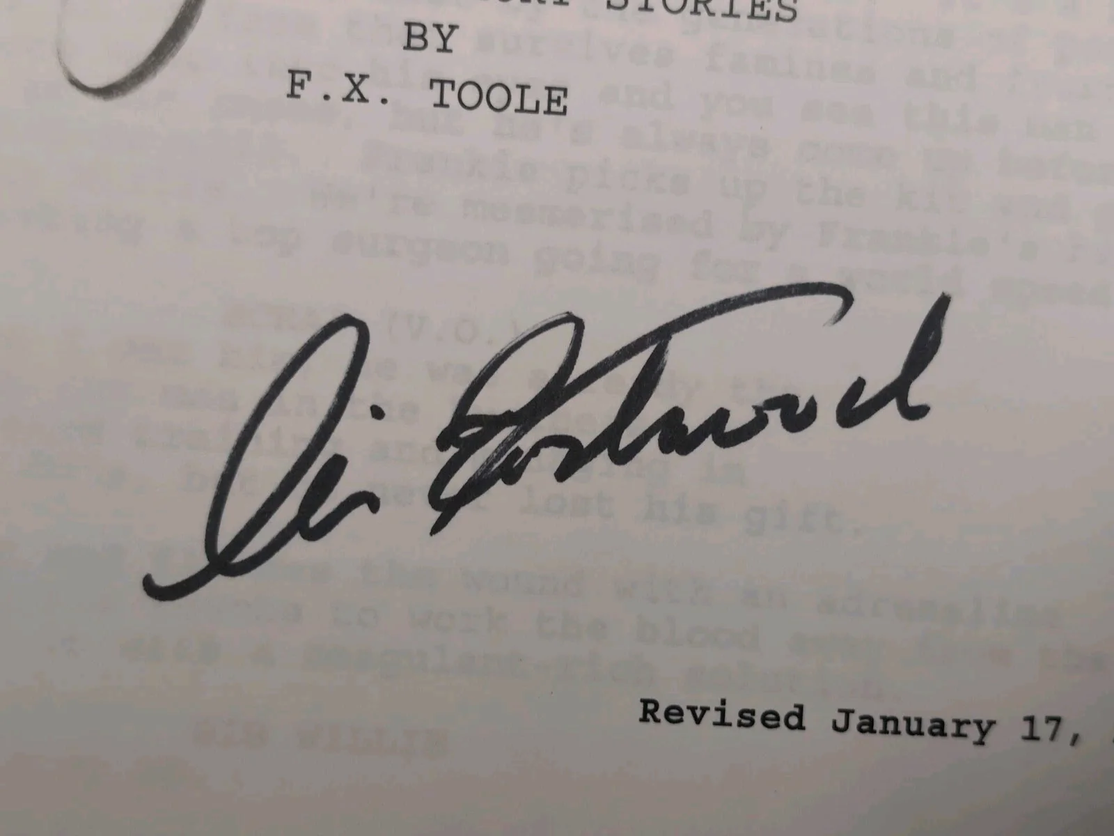 Clint Eastwood, Hilary Swank — CLINT EASTWOOD HILARY SWANK SIGNED AUTOGRAPHED MILLION DOLLAR BABY MOVIE SCRIPT, изображение 5