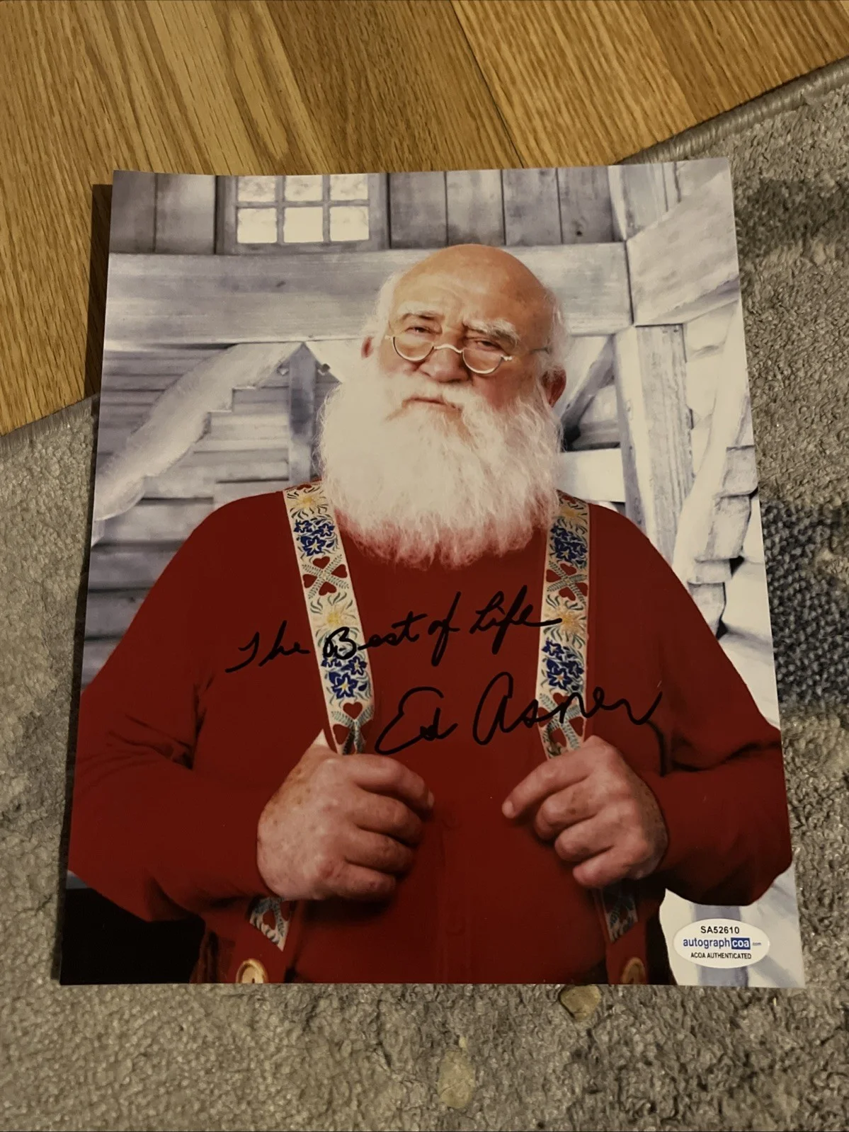 ACTOR ED ASNER SIGNED AUTOGRAPHED PHOTO ACOA CERTIFIED, image 3