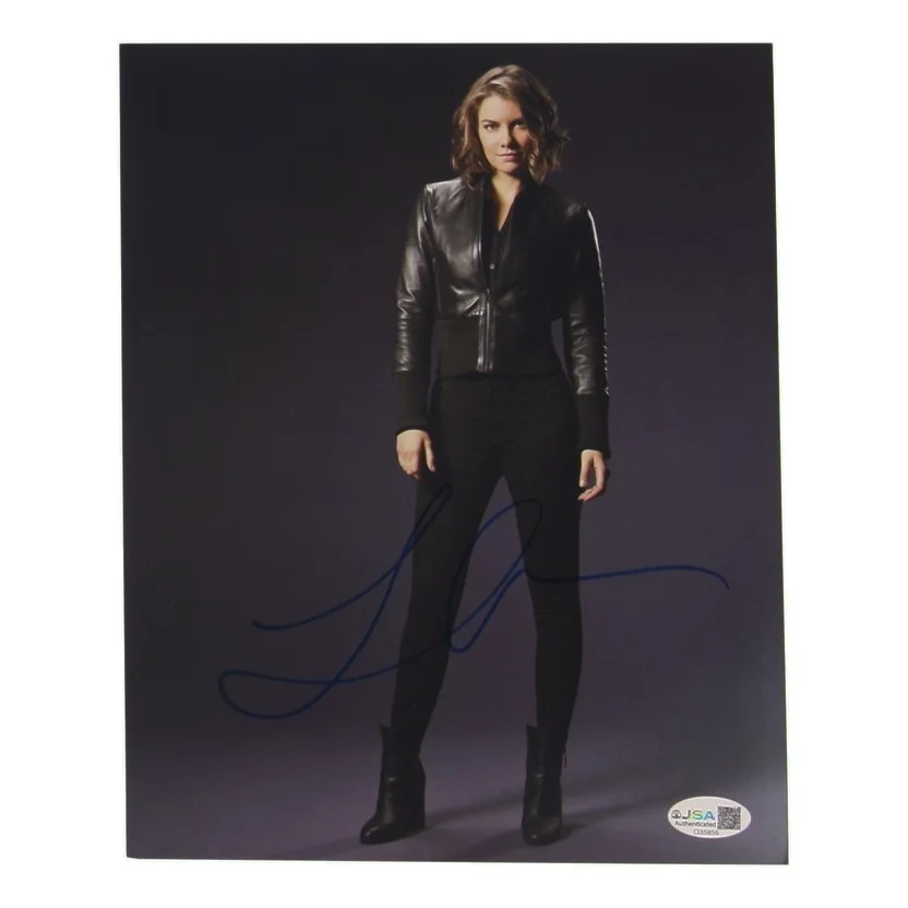 Lauren Cohan — Lauren Cohan (The Walking Dead) signed 8x10 Photo JSA Authenticated!