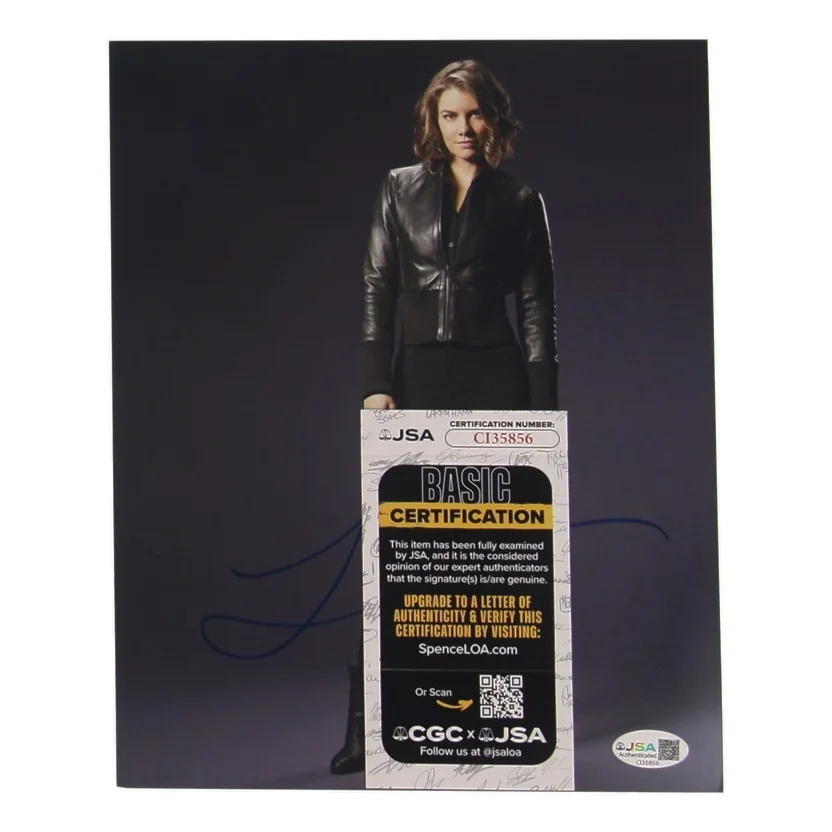 Lauren Cohan — Lauren Cohan (The Walking Dead) signed 8x10 Photo JSA Authenticated!, image 2