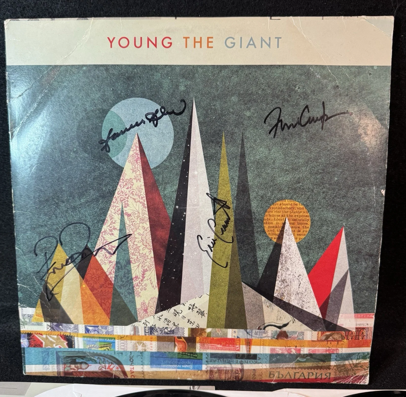 ‘Young The Giant’ Band Signed Vinyl Album ‘Self Titled’ Sameer Gadhia +3, image 2