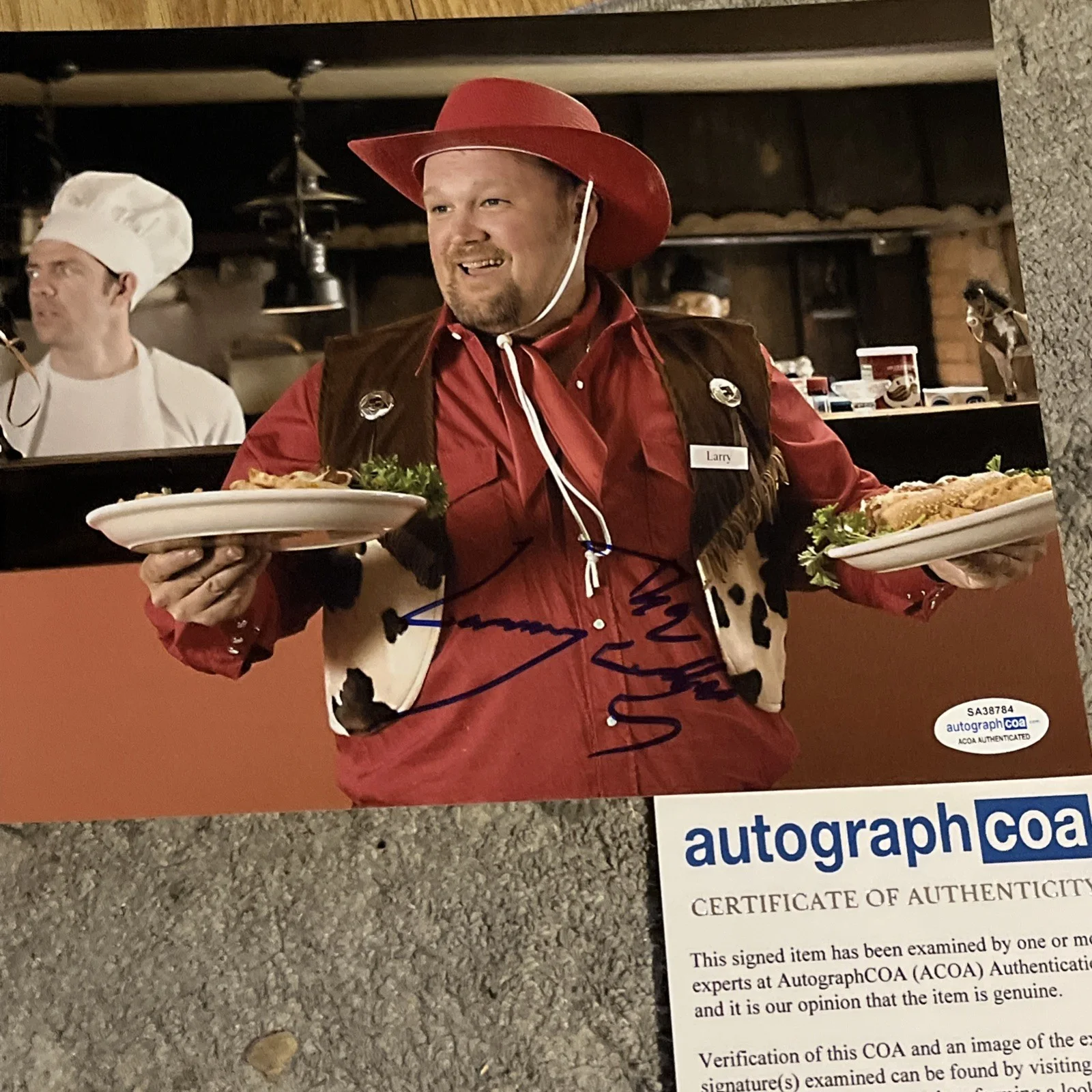 ACTOR COMEDIAN LARRY THE CABLE GUY SIGNED AUTOGRAPHED PHOTO 8x10 PIC ACOA COA, изображение 4