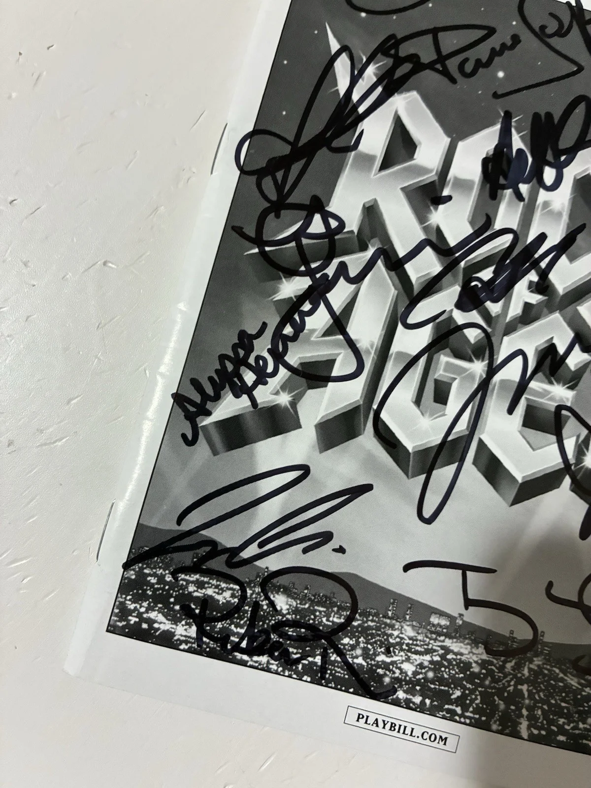Rock of Ages May 2014 Cast Hand Signed Playbill, image 4
