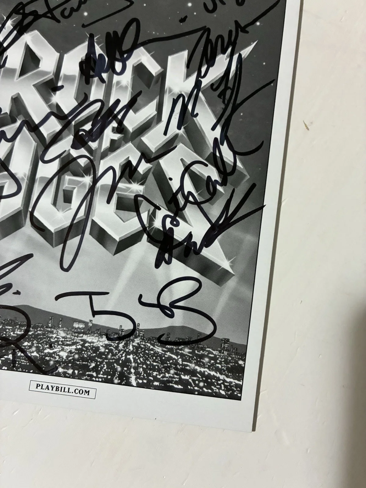 Rock of Ages May 2014 Cast Hand Signed Playbill, image 5