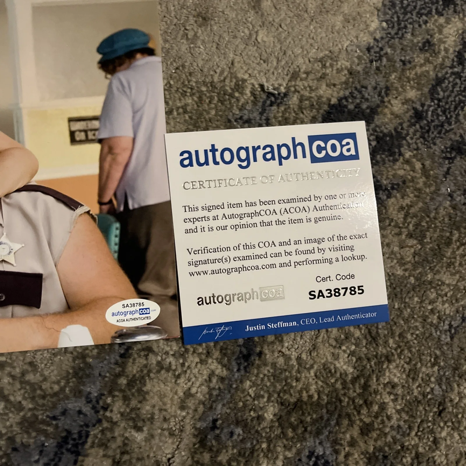 ACTOR COMEDIAN LARRY THE CABLE GUY SIGNED AUTOGRAPHED PHOTO 8x10 PIC ACOA COA, изображение 2