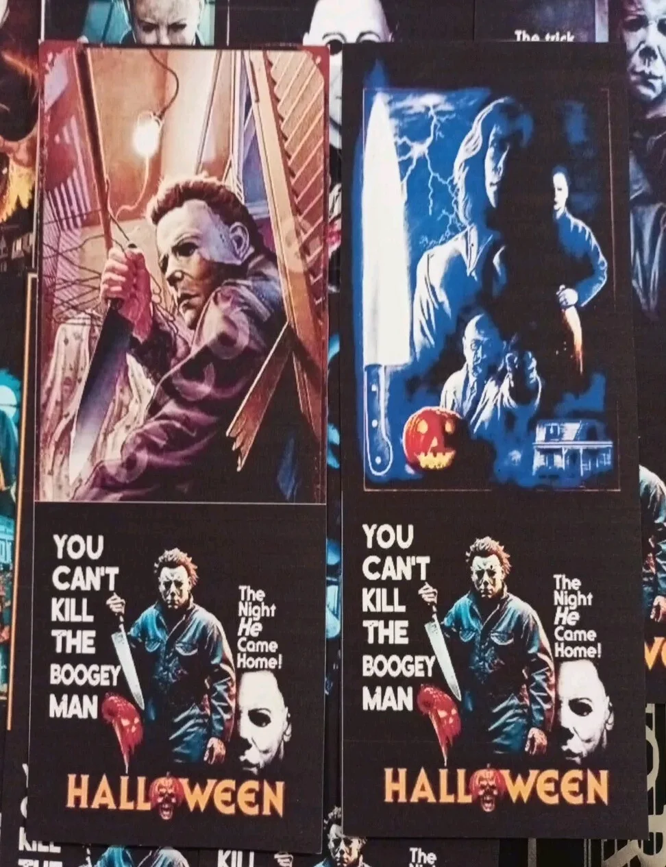 Halloween 1978- 10 Unofficial Glossy/Laminated Lobbymarks (3×6ins). (Set 2)., image 3
