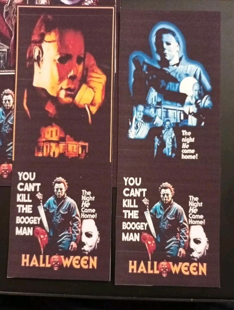 Halloween 1978- 10 Unofficial Glossy/Laminated Lobbymarks (3×6ins). (Set 2)., image 5