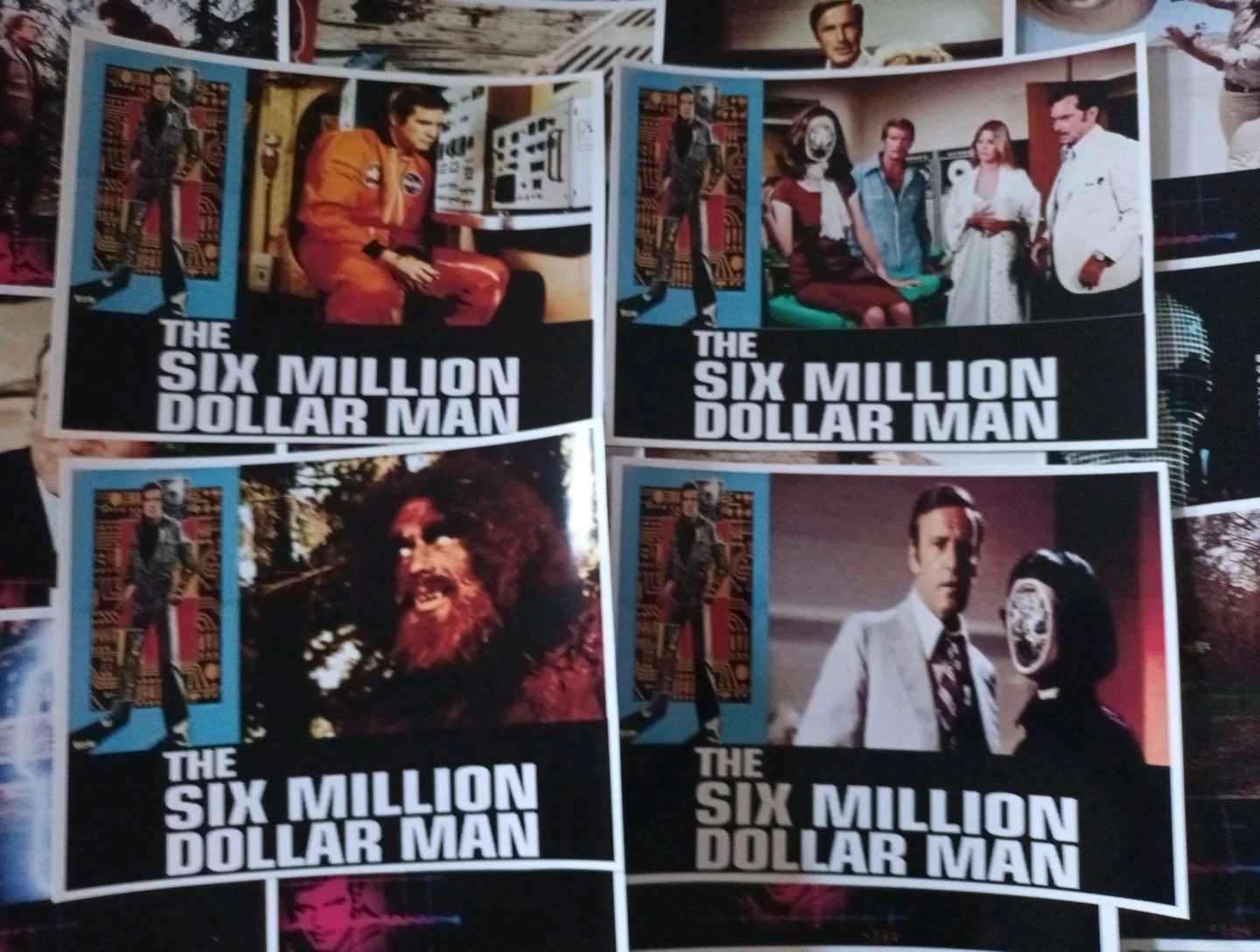 The Six Million Dollar Man. 16 Glossy 6x7ins Unofficial Lobby Cards. New., изображение 2