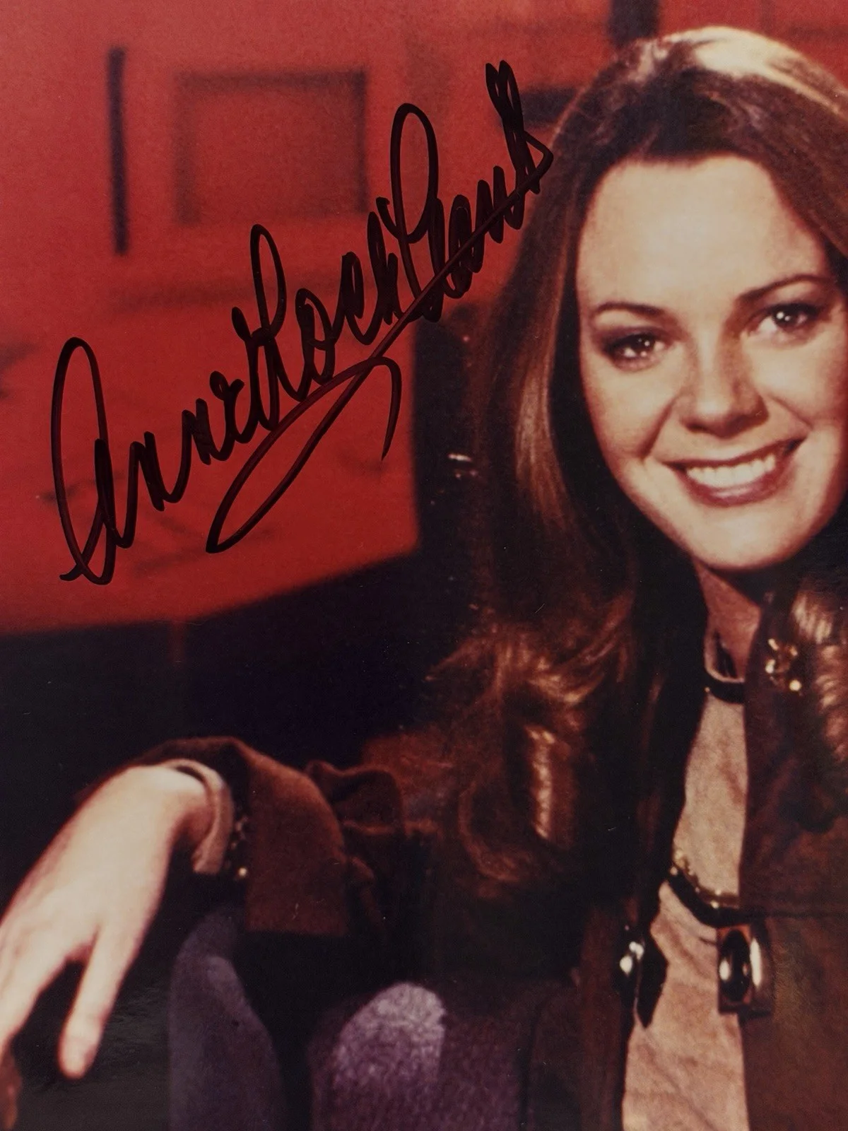 Anne Lockhart Autographed 8x10 Movie Photo Battlestar Galactica, image 2