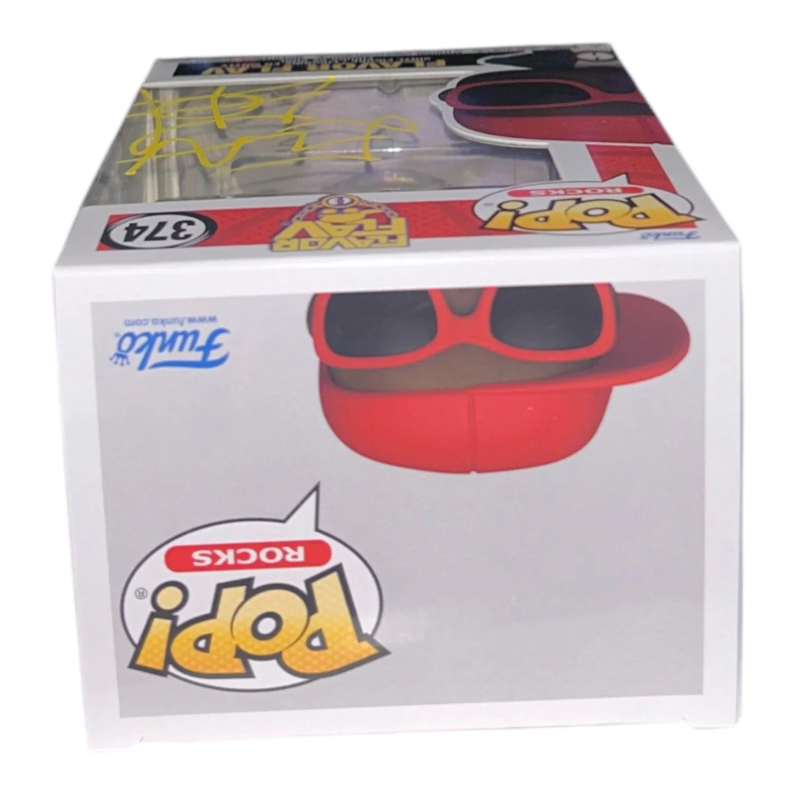 FLAVOR FLAV SIGNED AUTOGRAPHED FUNKO POP 374 PUBLIC ENEMY, image 2