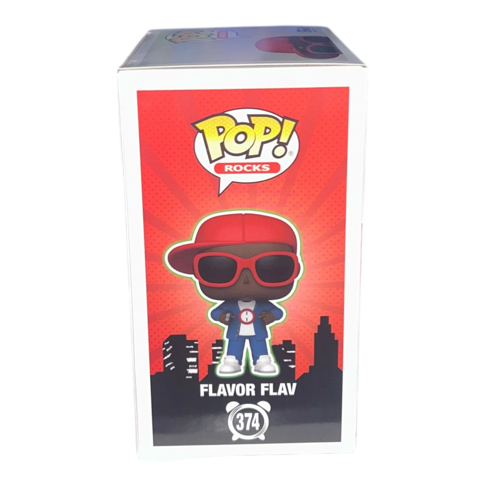 FLAVOR FLAV SIGNED AUTOGRAPHED FUNKO POP 374 PUBLIC ENEMY, image 3