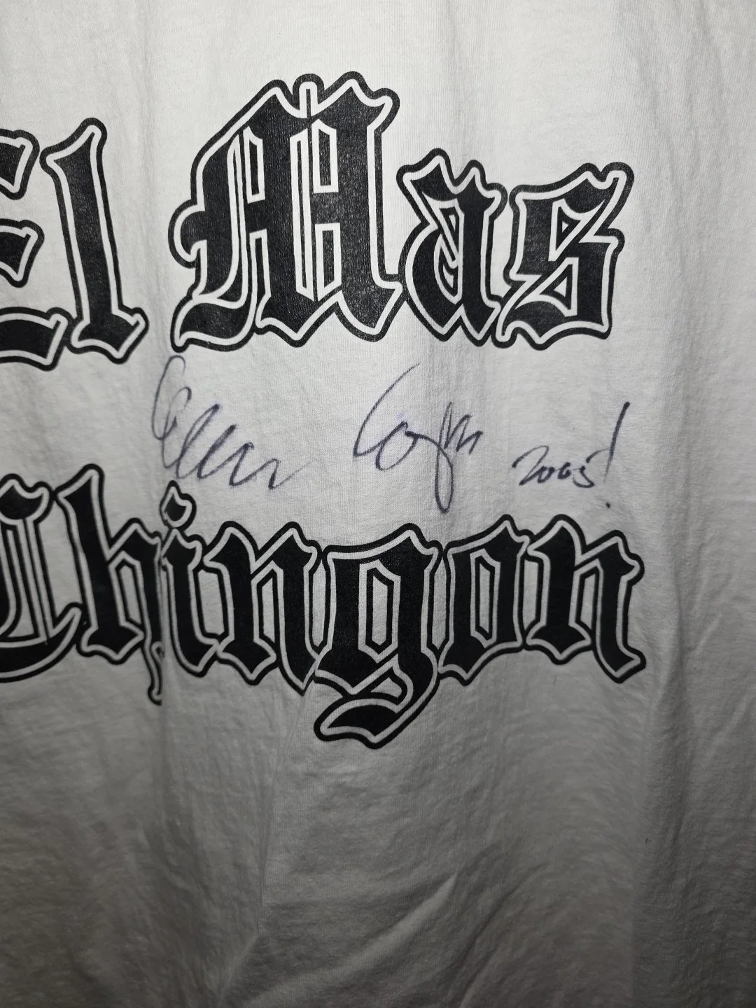 george lopez — Signed George Lopez Autographed El Mas Chingon Shirt Autograph XL 2005, изображение 2