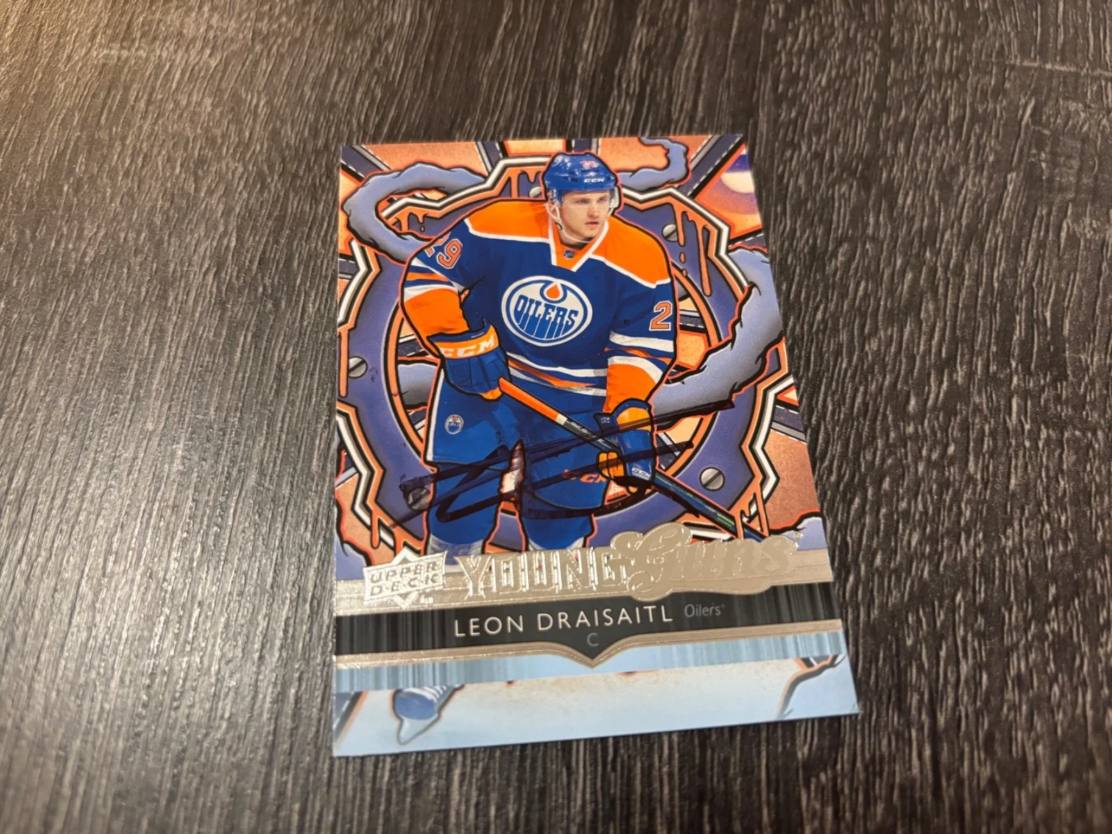 LEON DRAISAITL AUTO SIGNED AUTOGRAPHED YOUNG GUNS RENEWED RARE OILERS, изображение 2