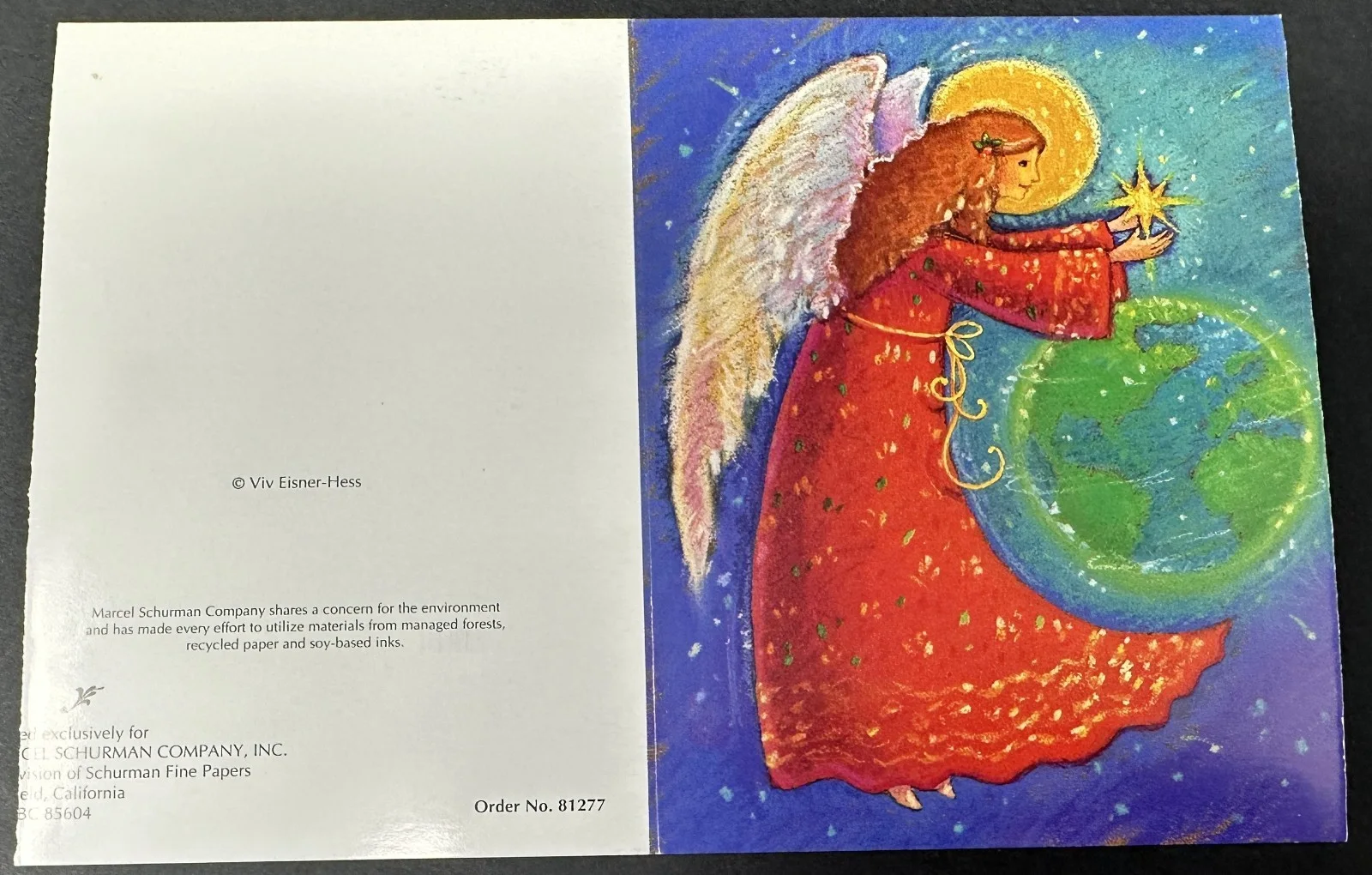 Jennifer Roszell Guiding Light 7 x 5 Signed Autograph Holiday Card, изображение 2