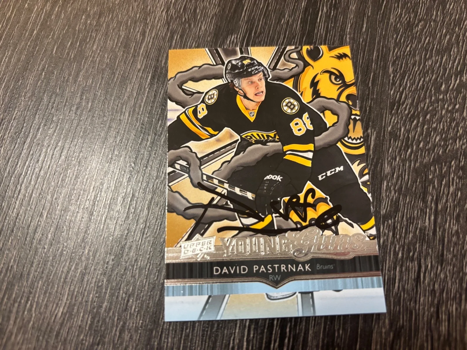 DAVID PASTRNAK AUTO SIGNED AUTOGRAPHED YOUNG GUNS RENEWED RARE EXACT PROOF 2, image 2