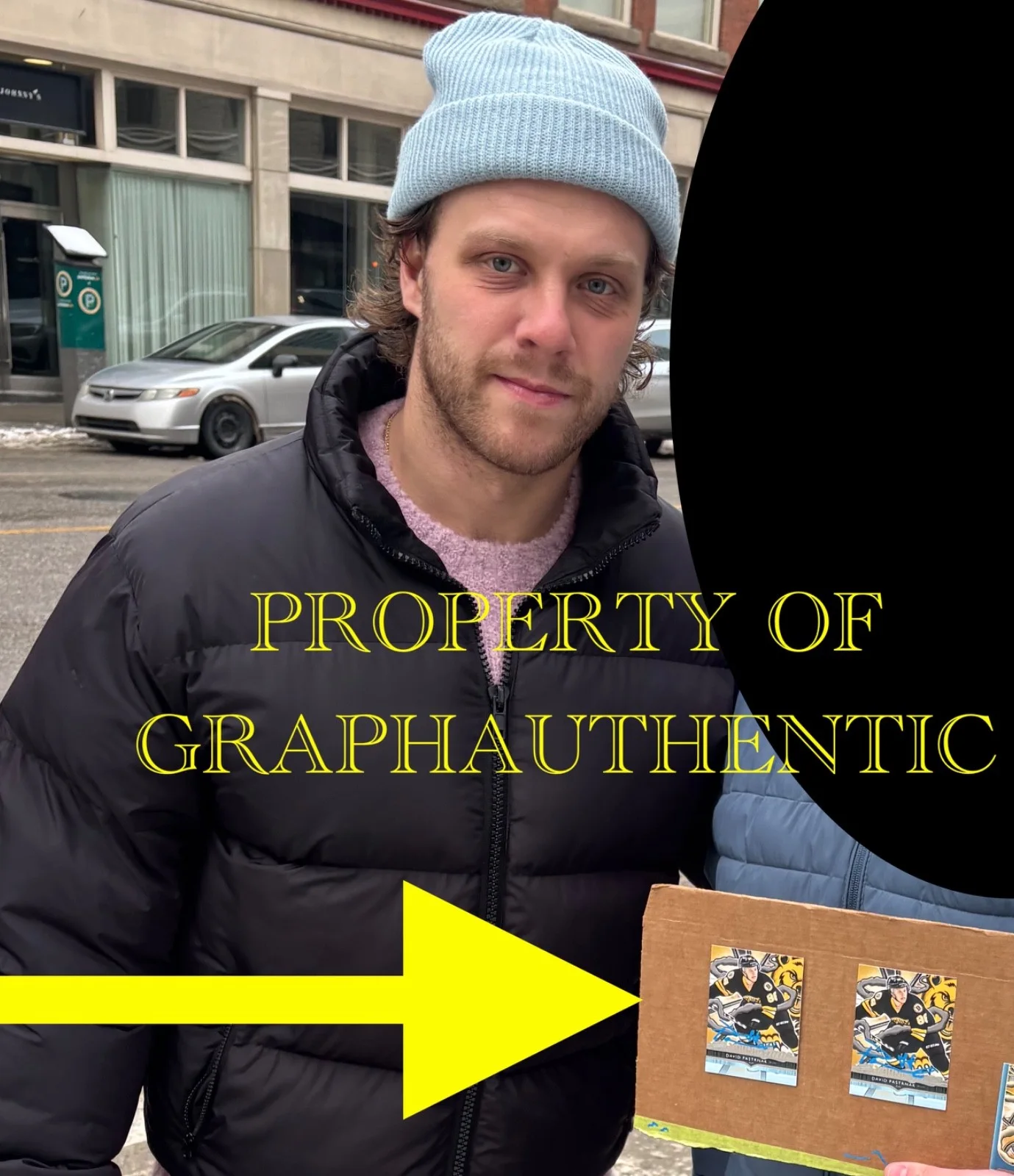 DAVID PASTRNAK AUTO SIGNED AUTOGRAPHED YOUNG GUNS RENEWED RARE *EXACT PROOF*, image 3