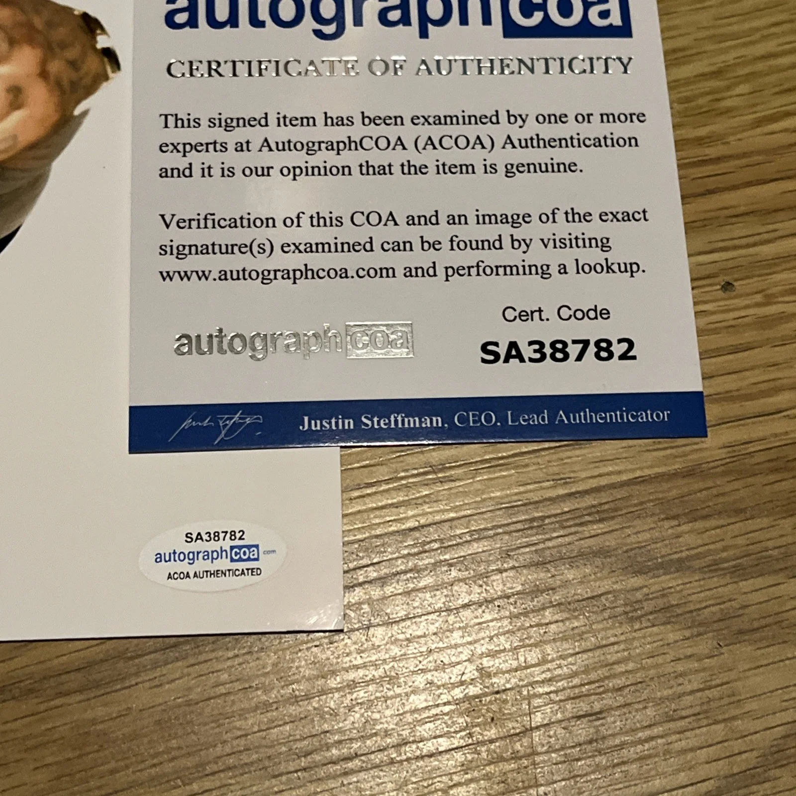 Waka Flocka — Waka Flocka Flame SIGNED AUTOGRAPHED Auto rap 8x10 photo W/ACOA CERT NO HANDS, image 2
