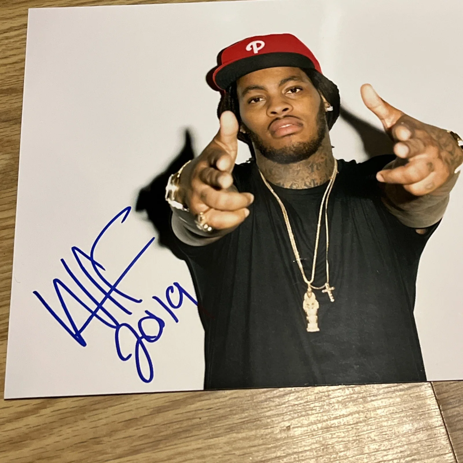 Waka Flocka — Waka Flocka Flame SIGNED AUTOGRAPHED Auto rap 8x10 photo W/ACOA CERT NO HANDS, image 3