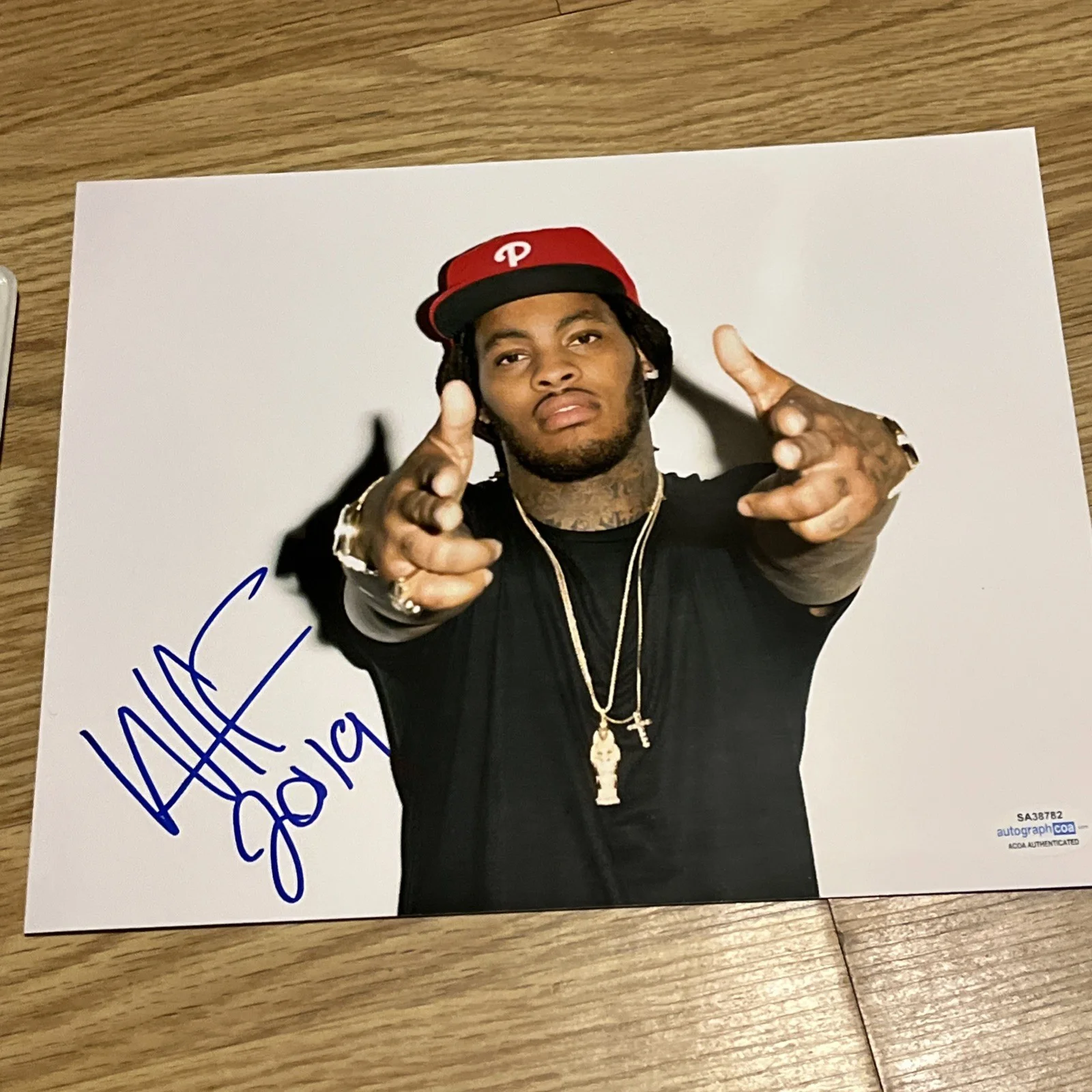 Waka Flocka — Waka Flocka Flame SIGNED AUTOGRAPHED Auto rap 8x10 photo W/ACOA CERT NO HANDS, image 4