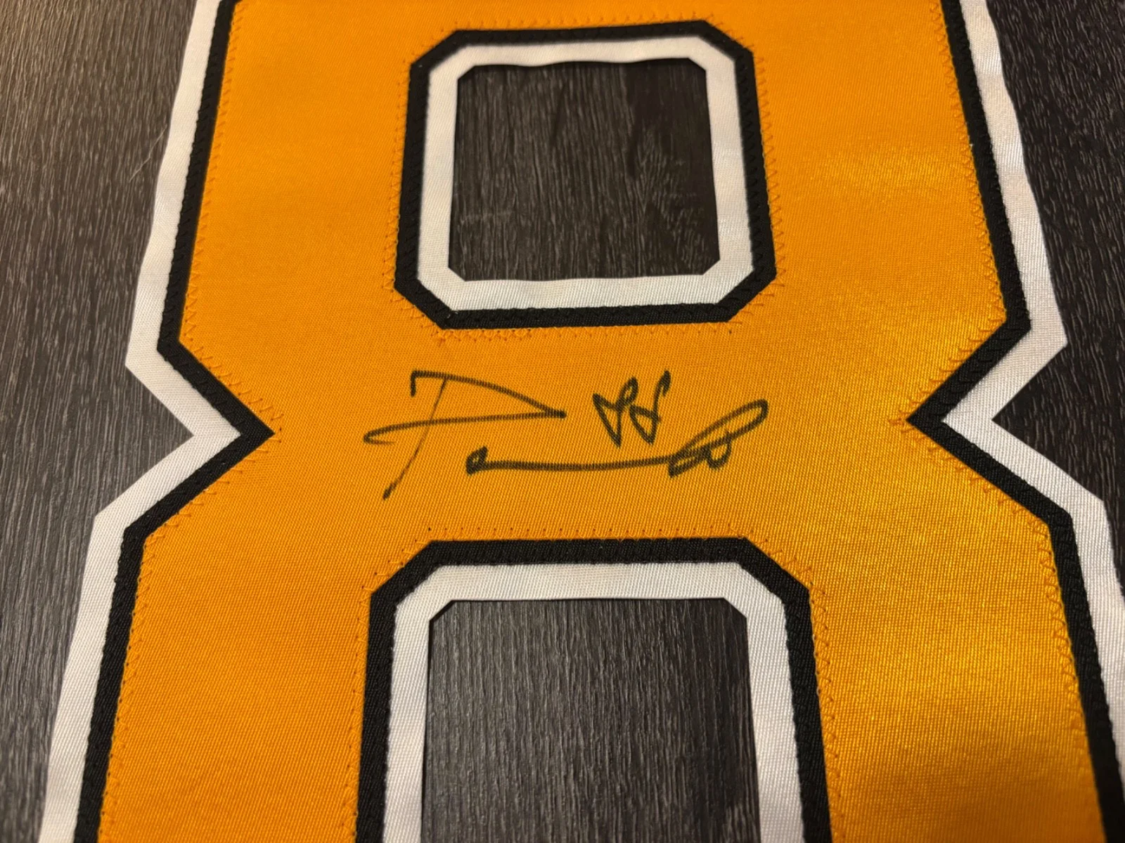 David Pastrnak Signed Autographed Auto Jersey Number Rare Boston Bruins 88, изображение 2