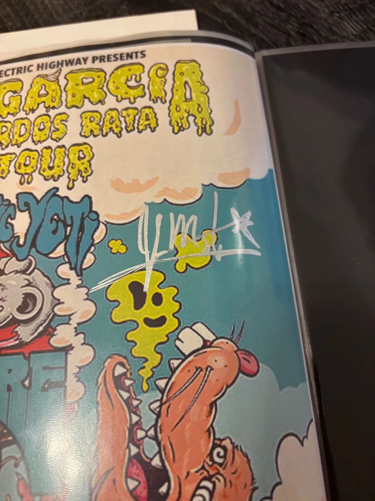JOHN GARCIA SIGNED AUTOGRAPHED 11X17 POSTER RARE KYUSS IN PERSON CALGARY, изображение 2