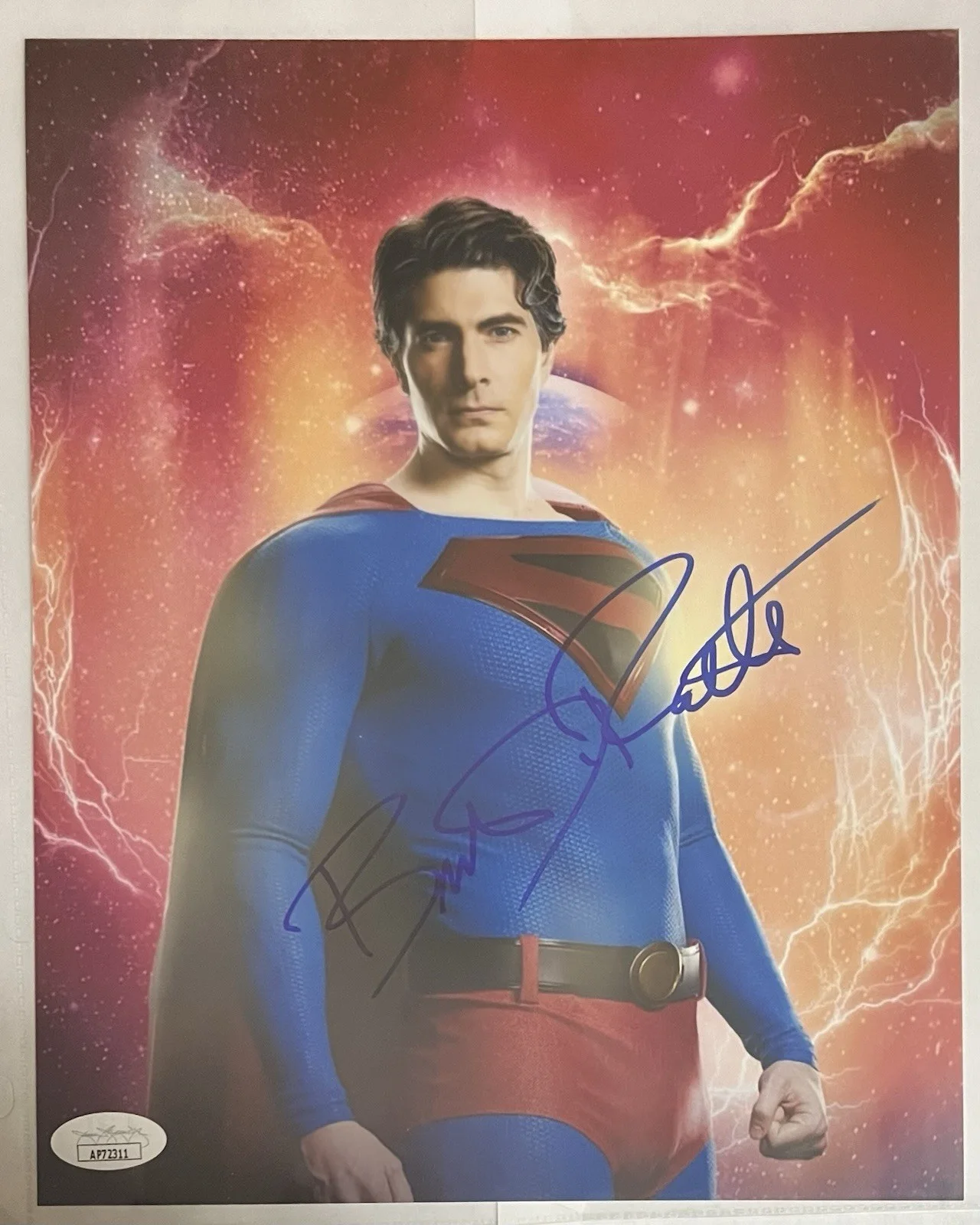 Brandon Routh — Brandon Routh Signed Kingdom Come Superman Crossover Event 8x10 Photo JSA COA, изображение 4