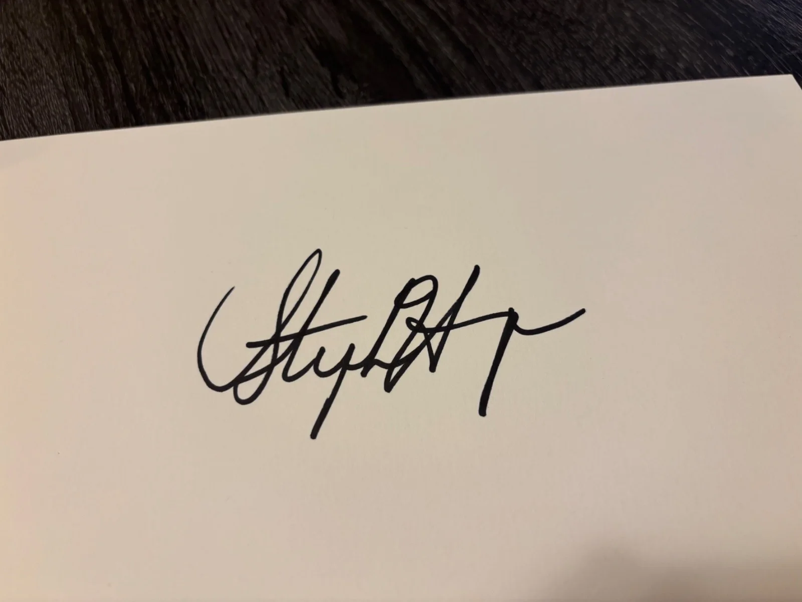 STEPHEN HARPER SIGNED AUTOGRAPHED 9.5X11 HARDSTOCK PRIME MINISTER OF CAANADA, изображение 2