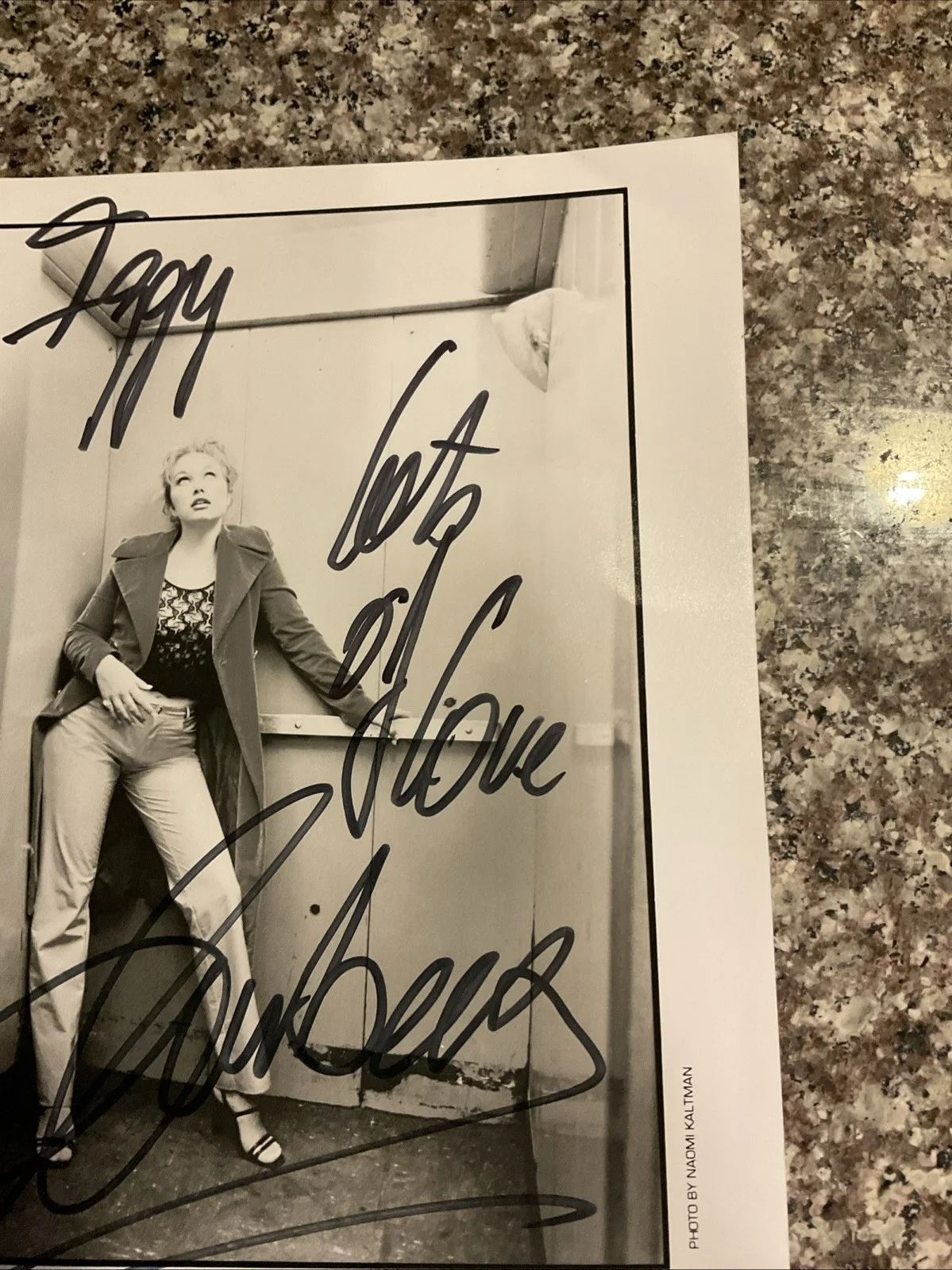 Amber (Marie-Claire Cremers) Autographed Signed 8 X 10 Promo Photo Singer, изображение 3