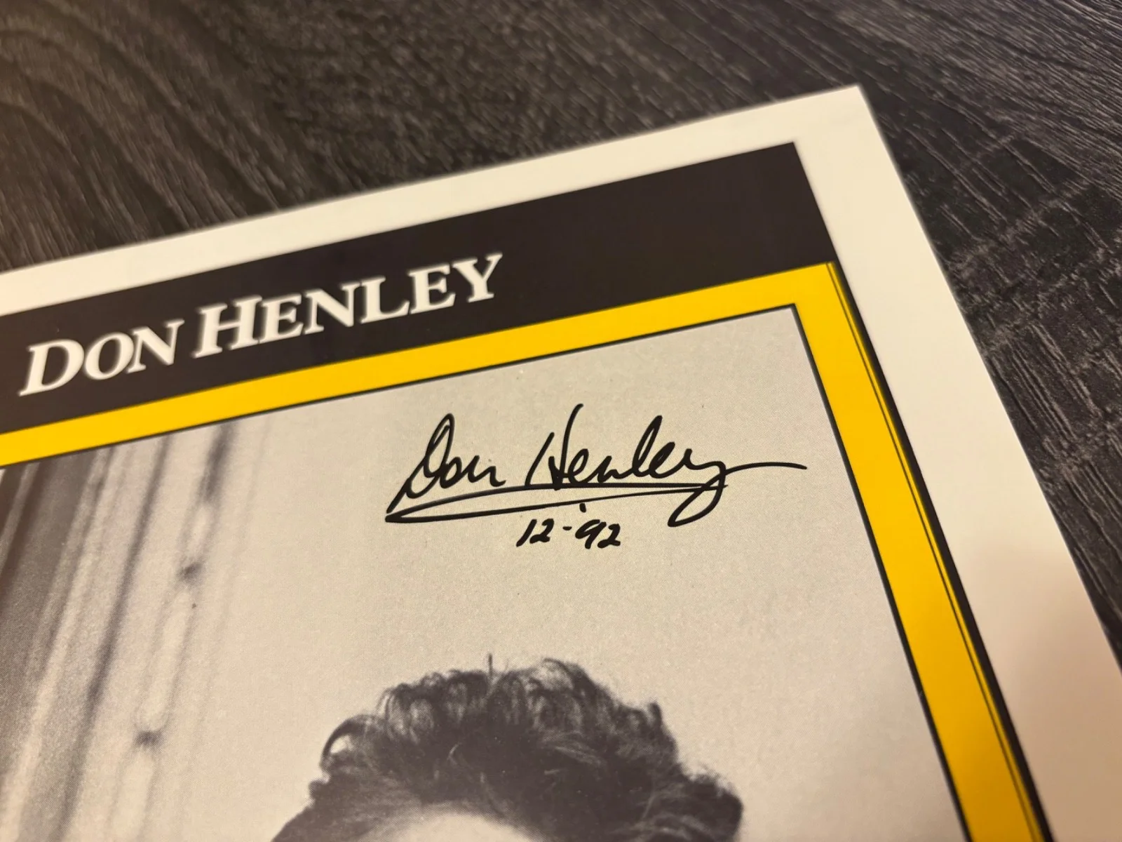 DON HENLEY SIGNED AUTOGRAPHED MAGAZINE PHOTO RARE THE EAGLES IN PERSON 1992, изображение 2