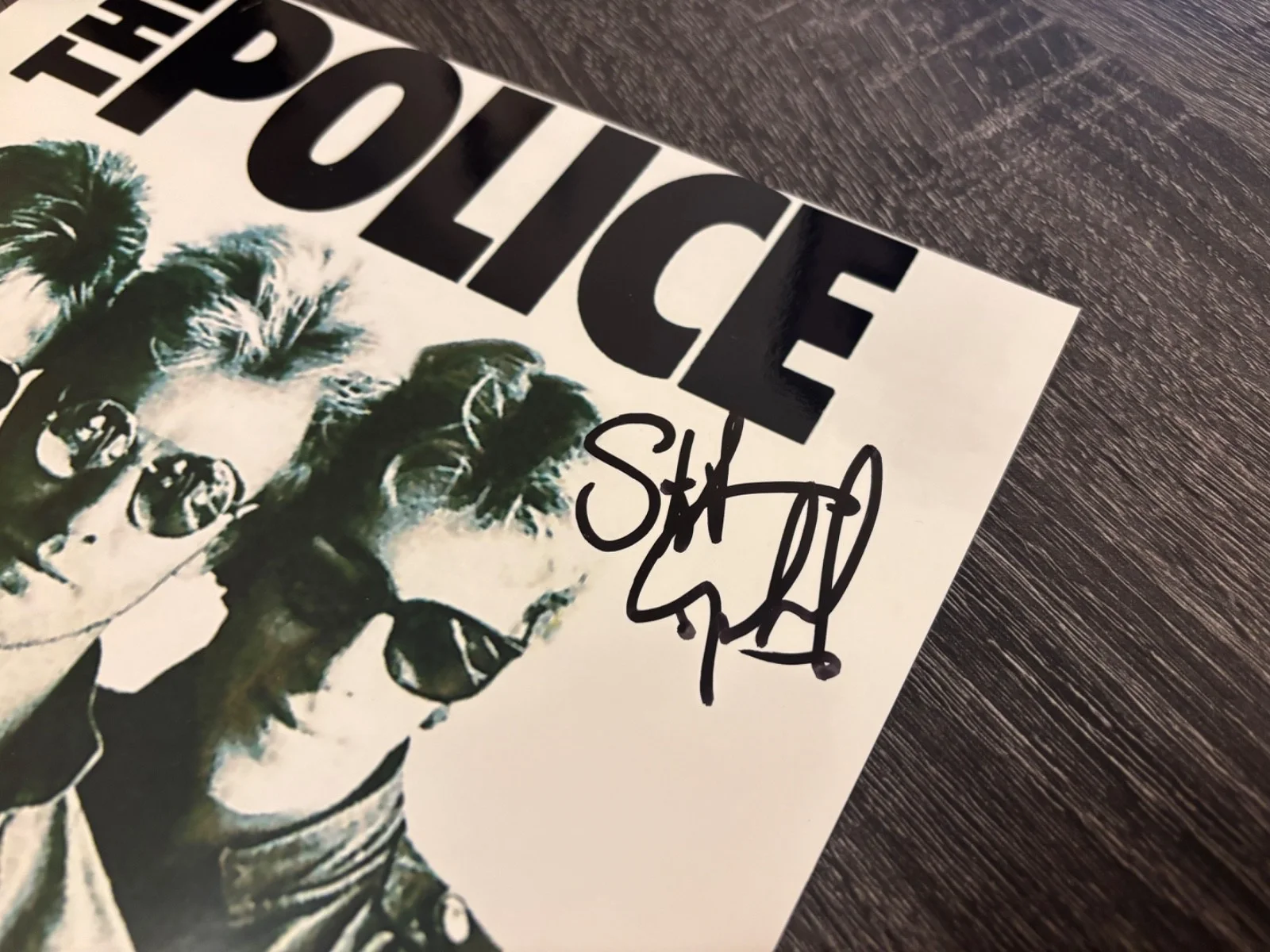 THE POLICE SIGNED AUTOGRAPHED 8X10 PHOTO RARE STEWART COPELAND IN PERSON DRUMS 2, изображение 2