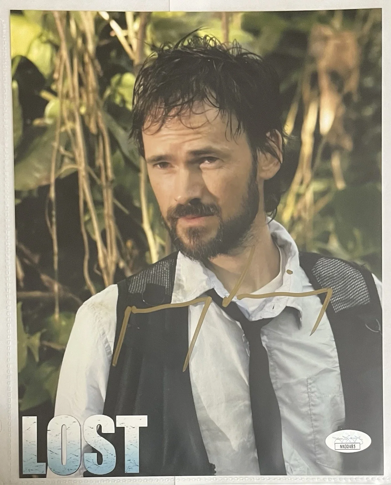 Jeremy Davies — Jeremy Davies Signed 8x10 Photo as Daniel Faraday From LOST Autograph JSA COA, изображение 2