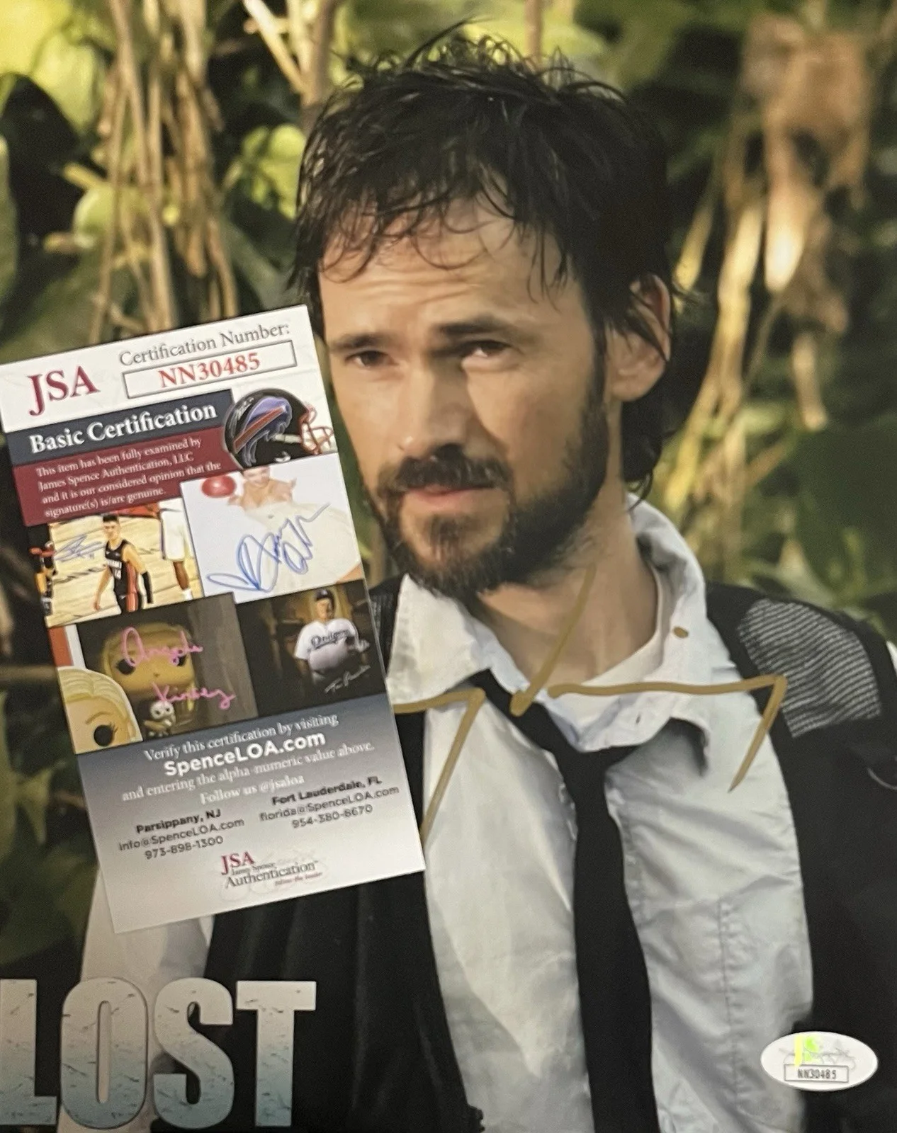 Jeremy Davies — Jeremy Davies Signed 8x10 Photo as Daniel Faraday From LOST Autograph JSA COA, изображение 3